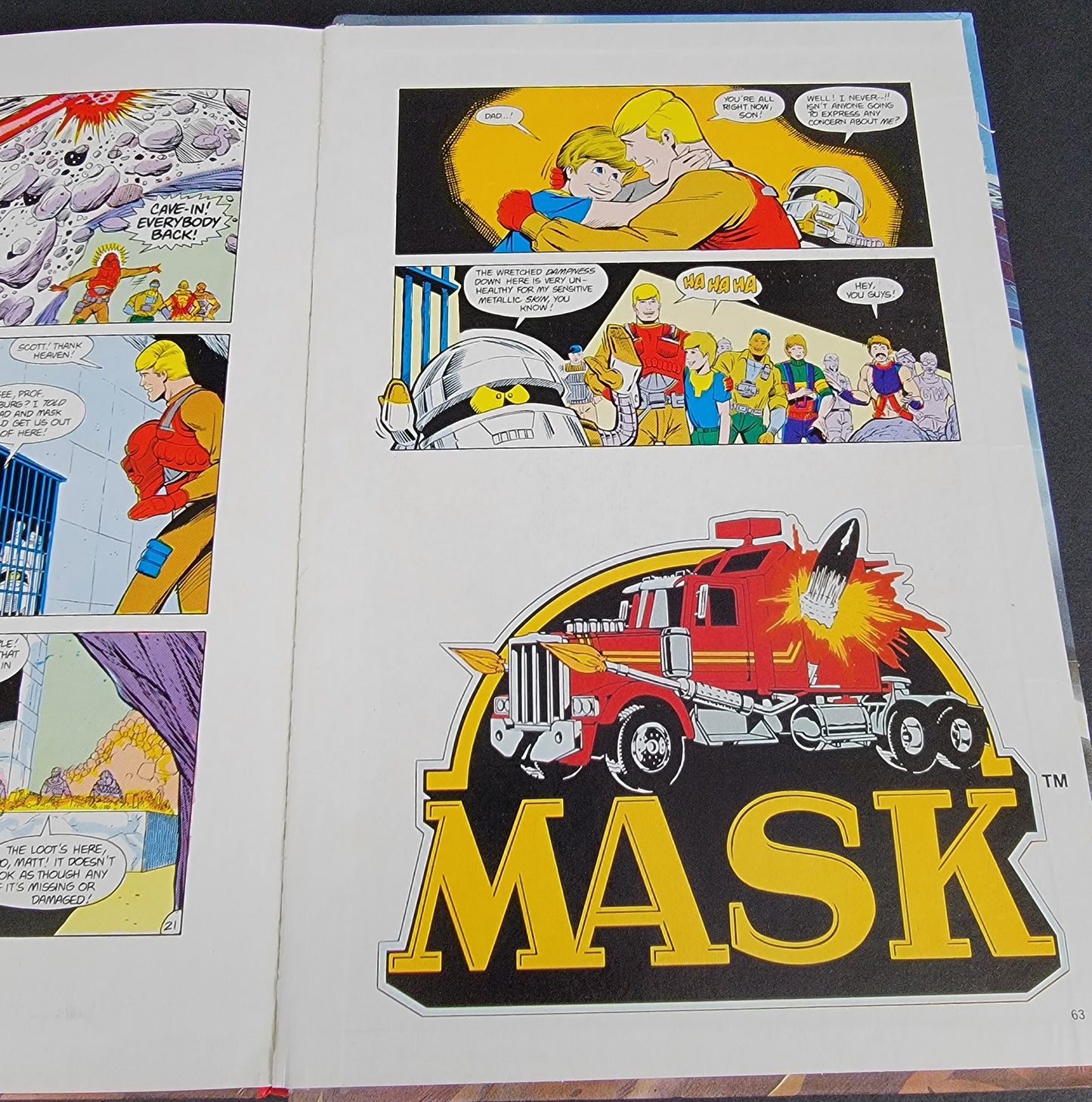MASK (cartoon) Annual Book - 1986