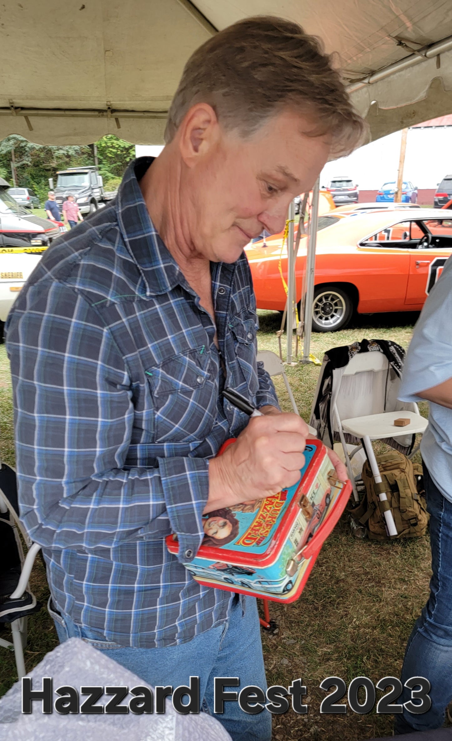 Dukes Of Hazzard (Coy and Vance) Metal Lunchbox (NO Thermos) - 1983