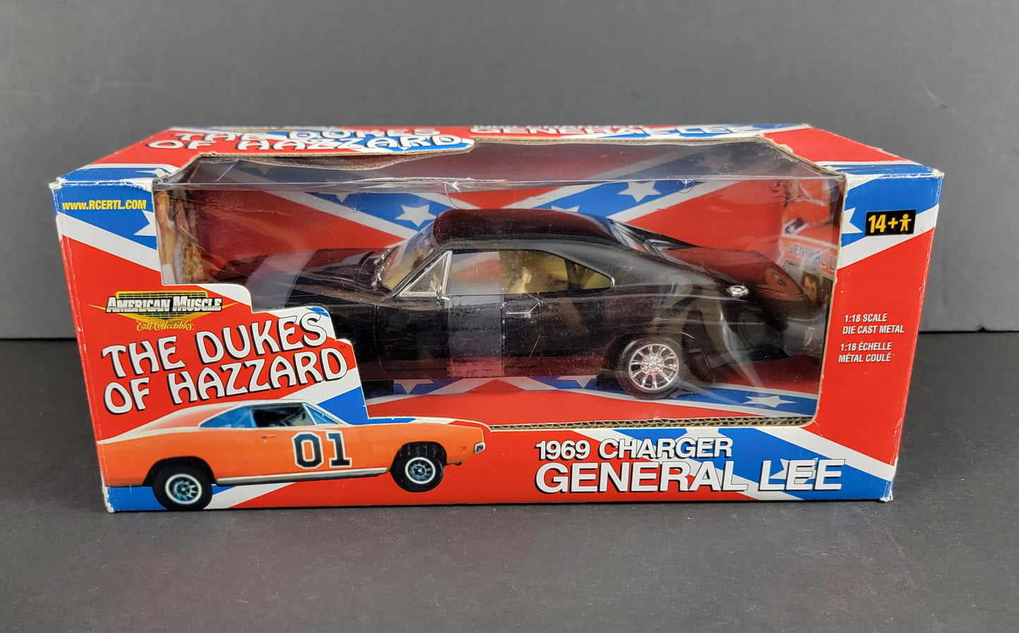 1:18 1969 Dodge Charger "Birthday" / "Black" "General Lee" - 2002