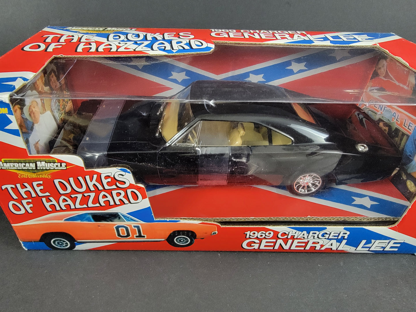 1:18 1969 Dodge Charger "Birthday" / "Black" "General Lee" - 2002
