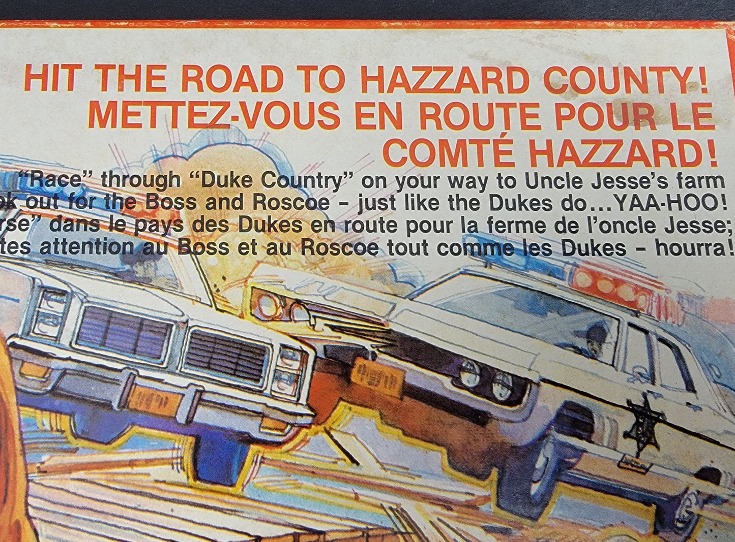 FRENCH-CANADIAN LE JEU Dukes Of Hazzard Game - 1981