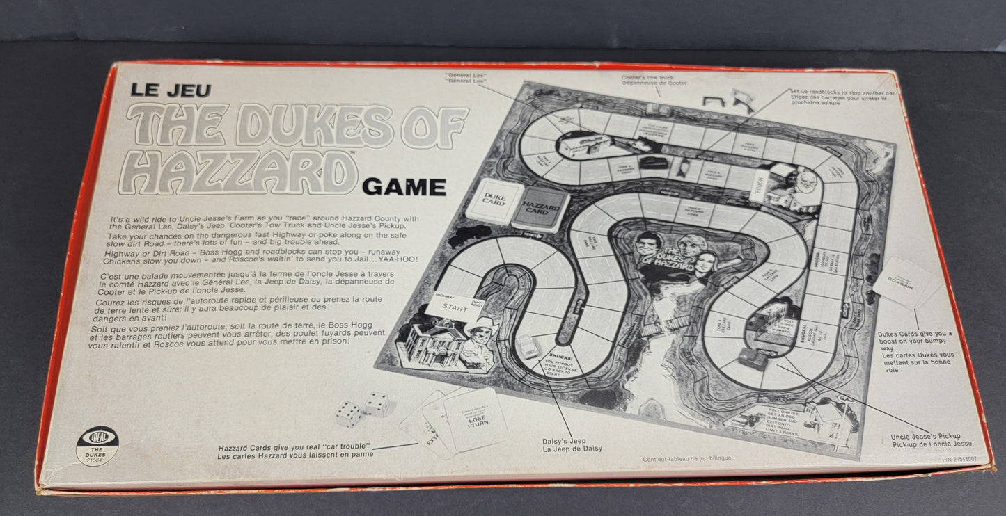 FRENCH-CANADIAN LE JEU Dukes Of Hazzard Game - 1981