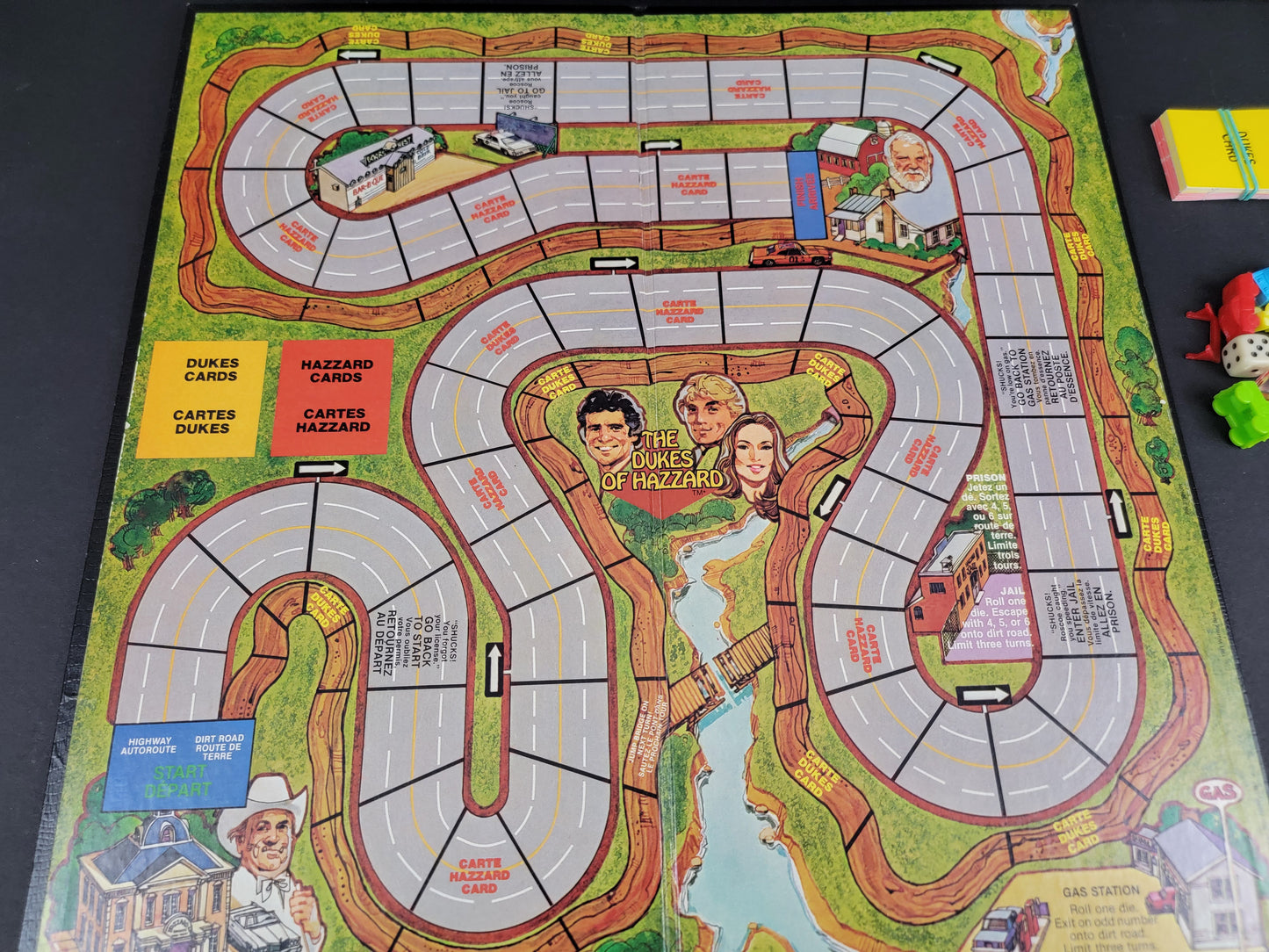 FRENCH-CANADIAN LE JEU Dukes Of Hazzard Game - 1981