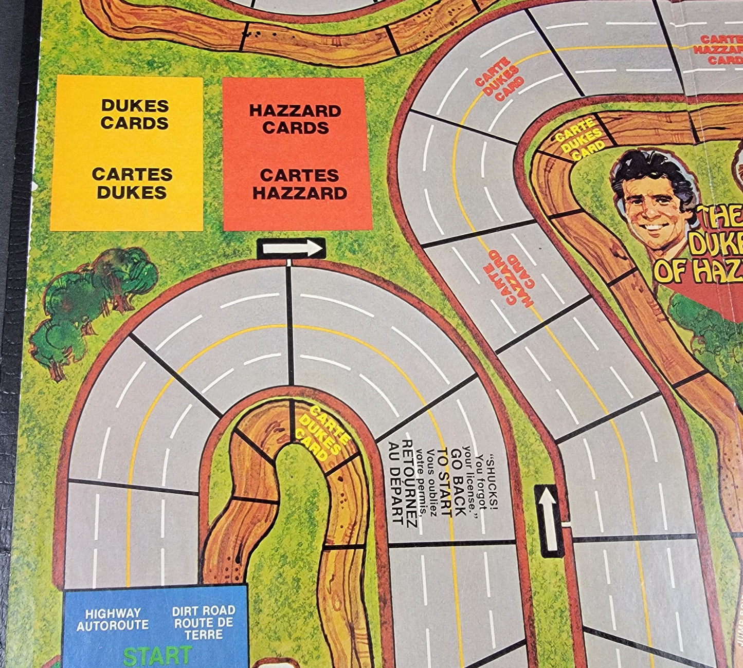 FRENCH-CANADIAN LE JEU Dukes Of Hazzard Game - 1981