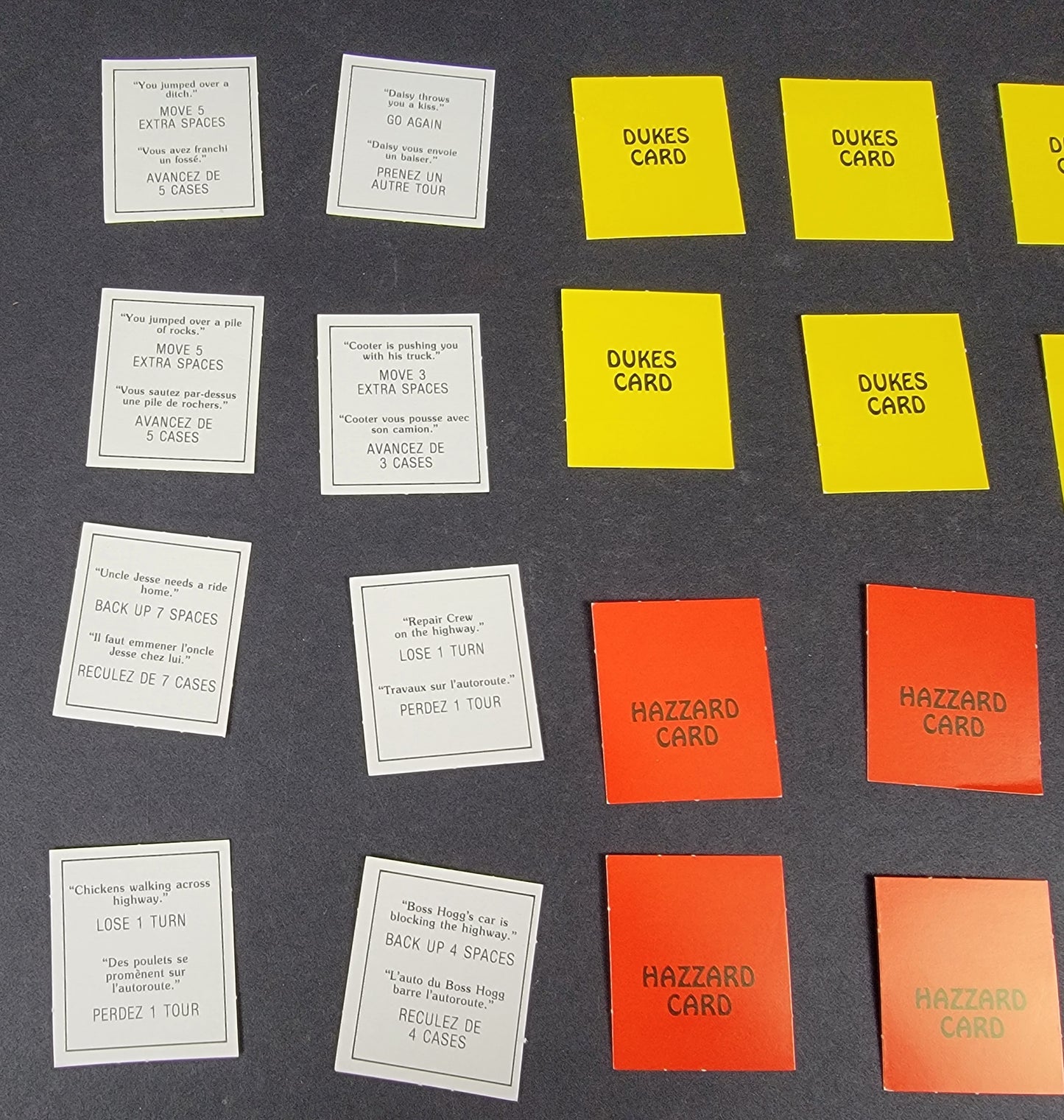 FRENCH-CANADIAN LE JEU Dukes Of Hazzard Game - 1981