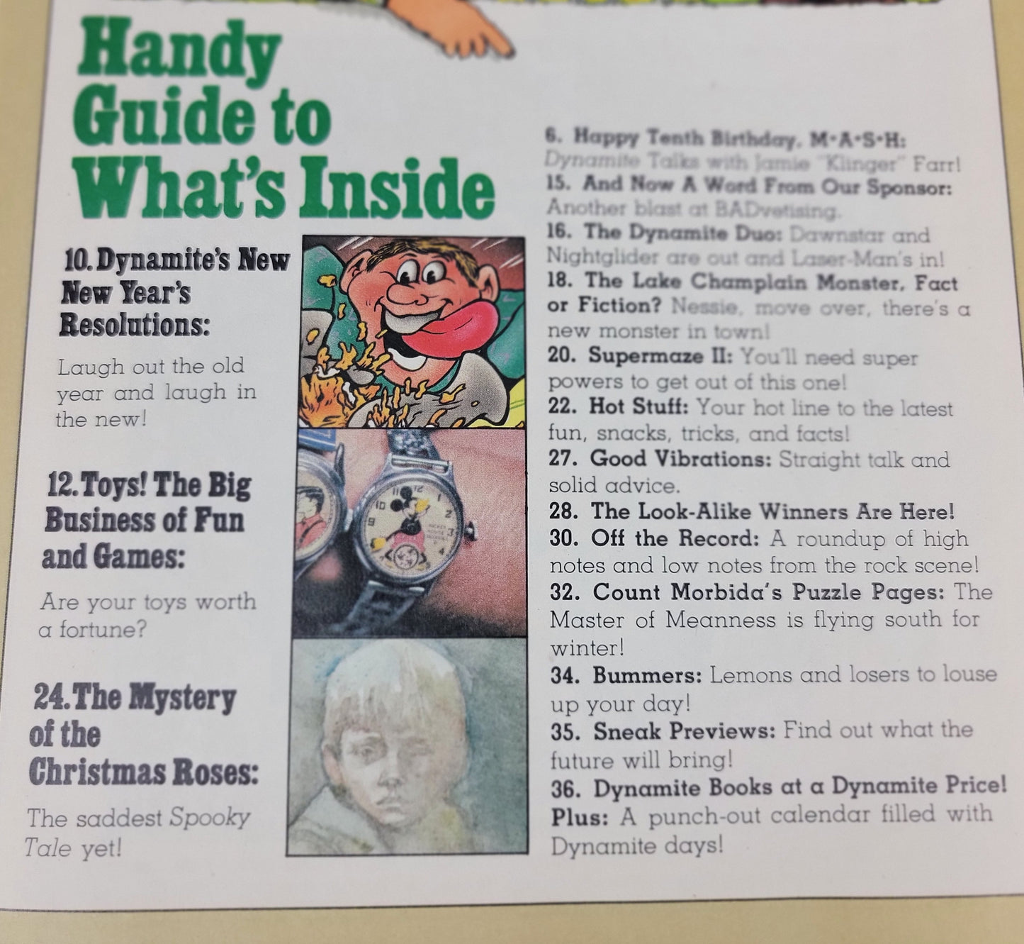Dynamite Magazine - #91 1981, MASH