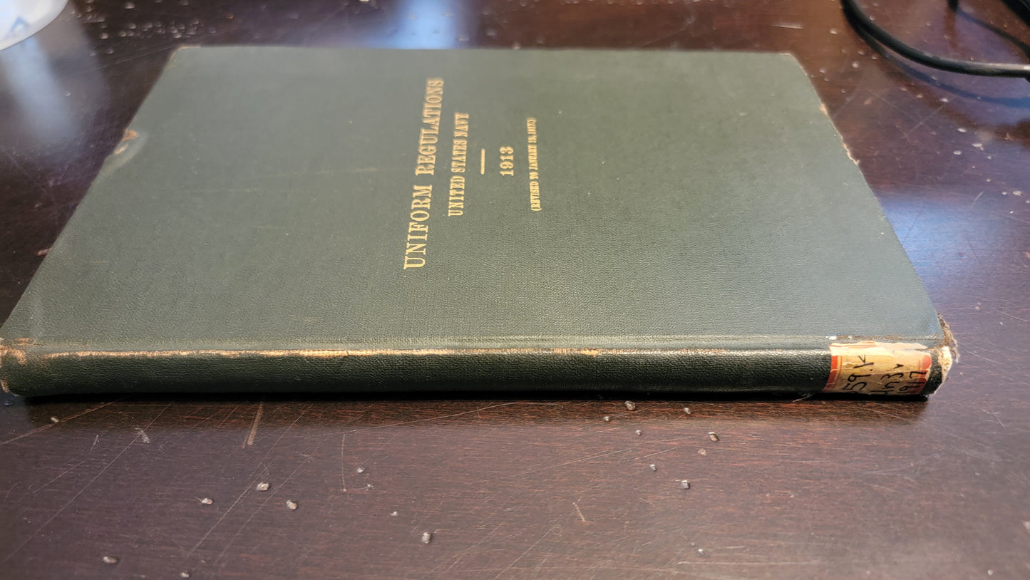 1913 US Navy Uniform Regulations