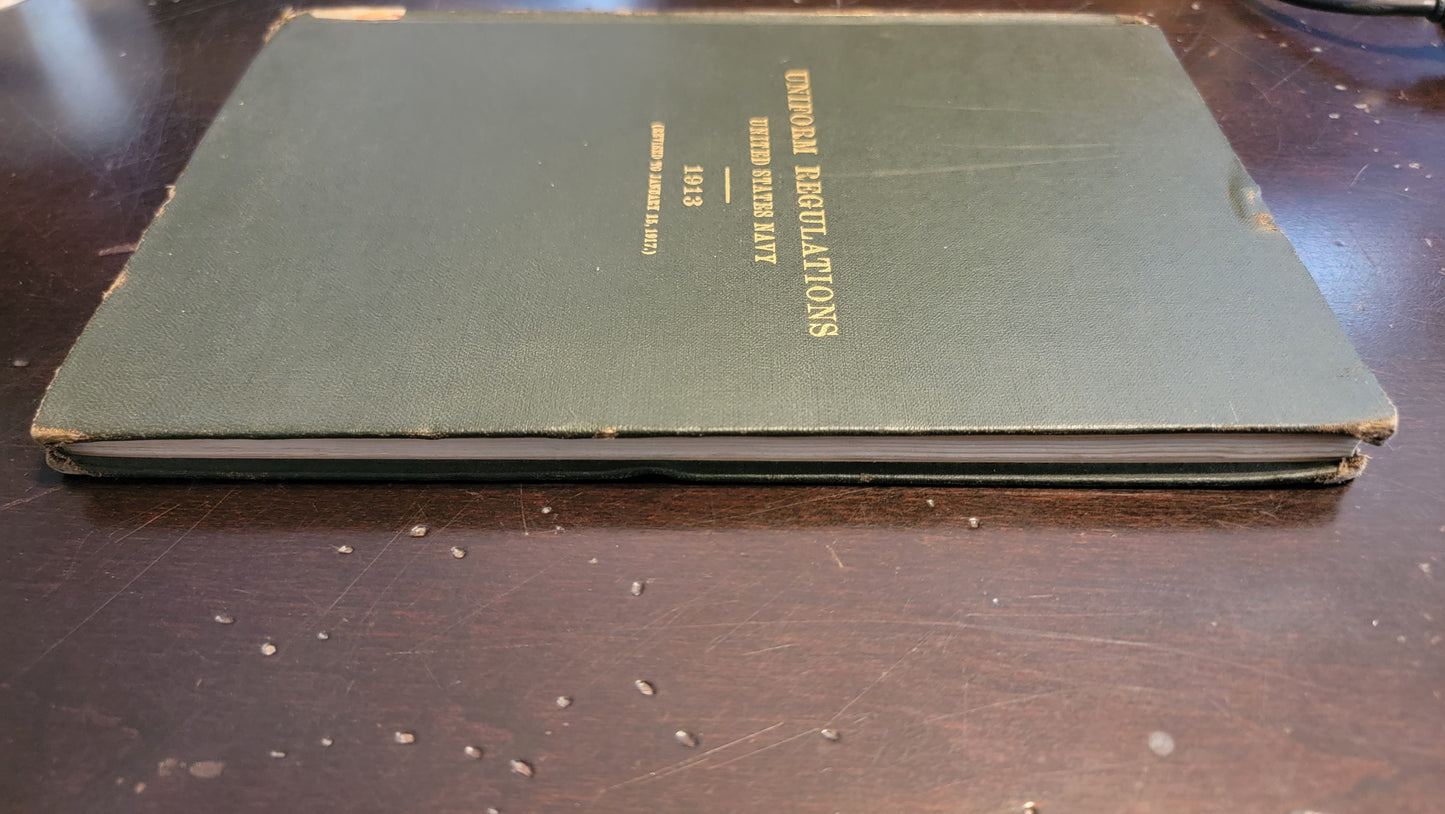 1913 US Navy Uniform Regulations