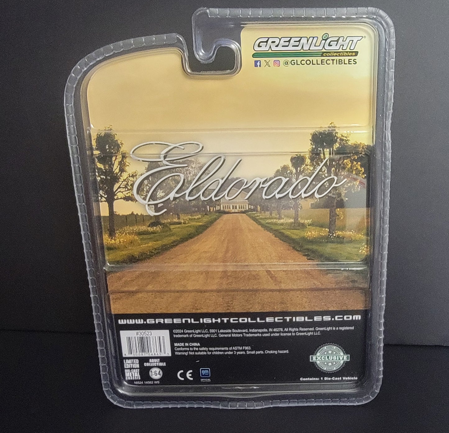 1:64 1976 Cadillac Eldorado "Boss Hogg Caddy" GREEN MACHINE