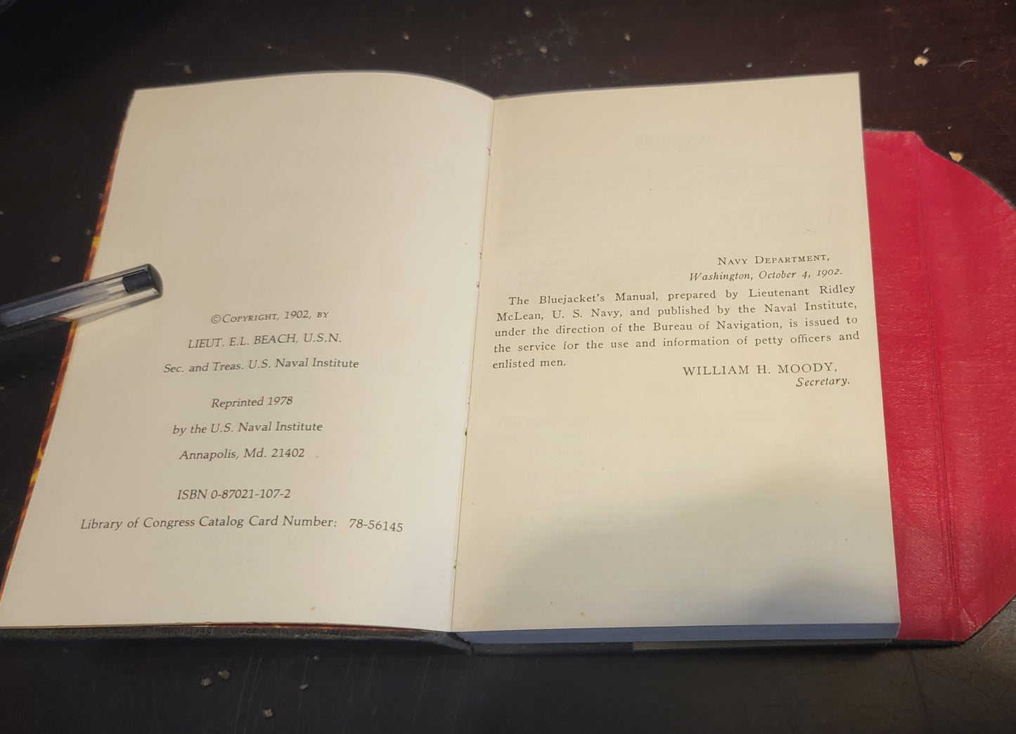 1902 BlueJacket's Manual (1978 Reprint)