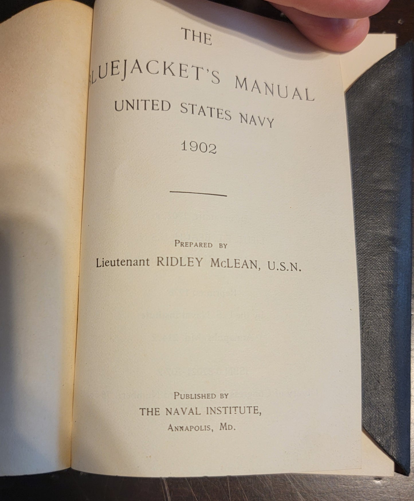 1902 BlueJacket's Manual (1978 Reprint)