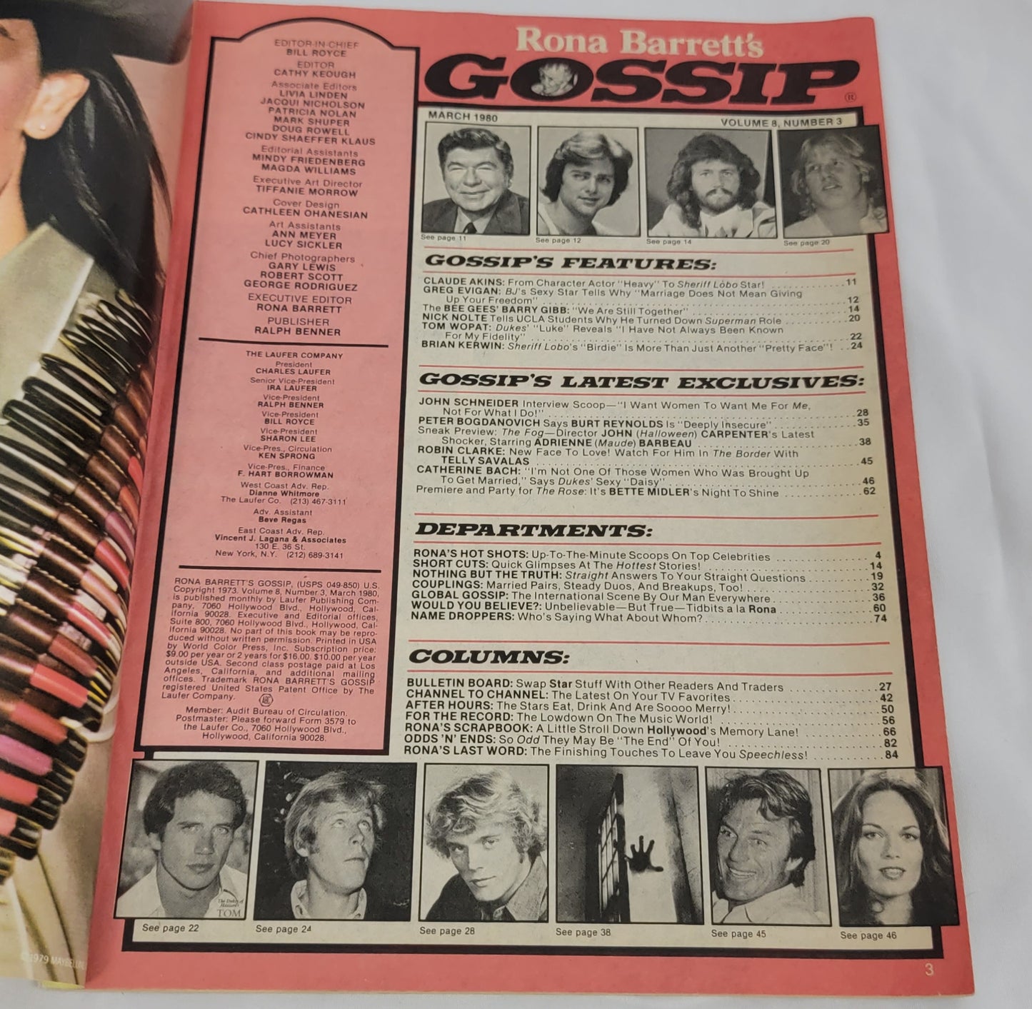 Rona Barrett's Gossip Magazine, March, 1980