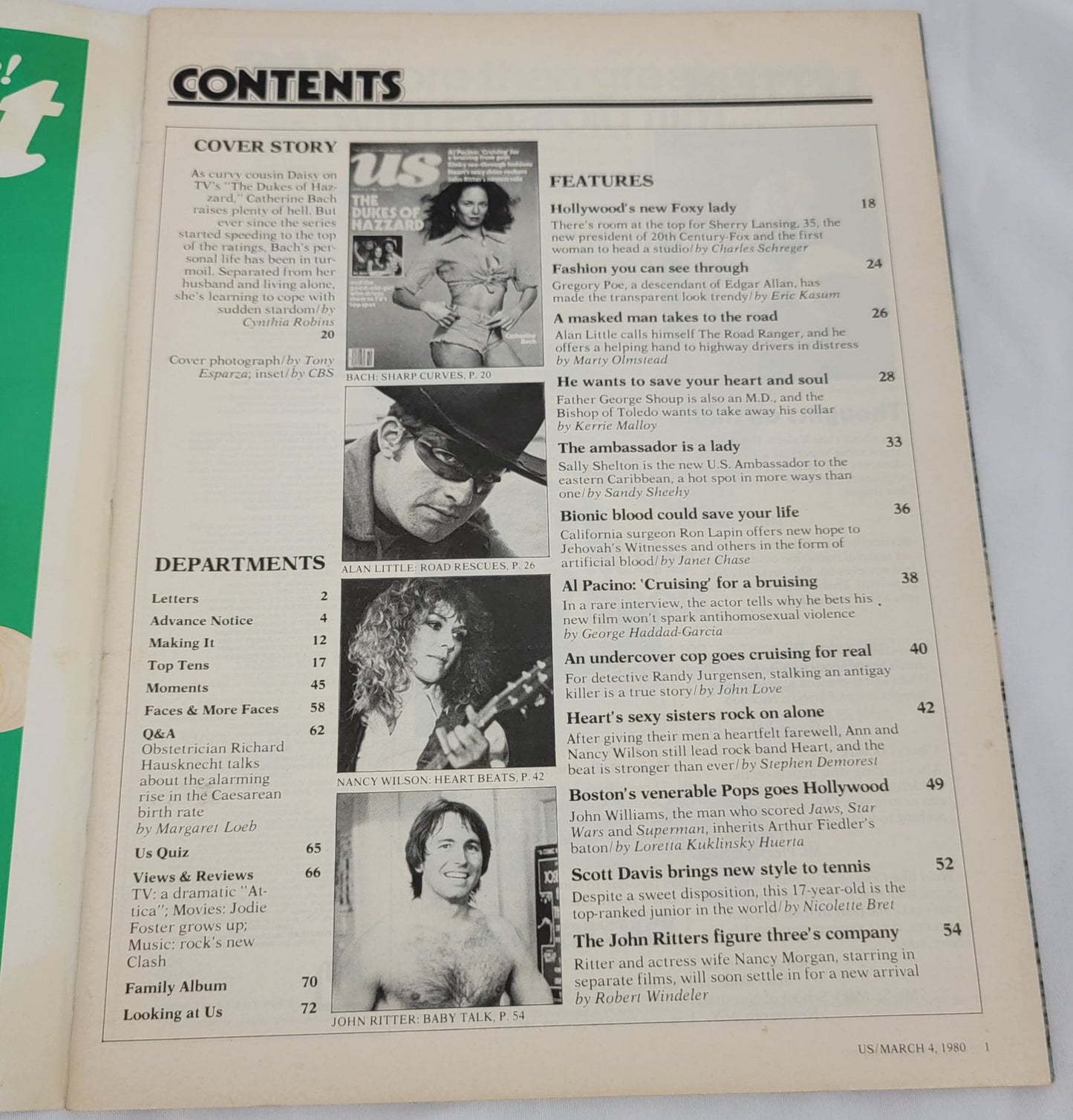 US Magazine, March 4, 1980 SOLD