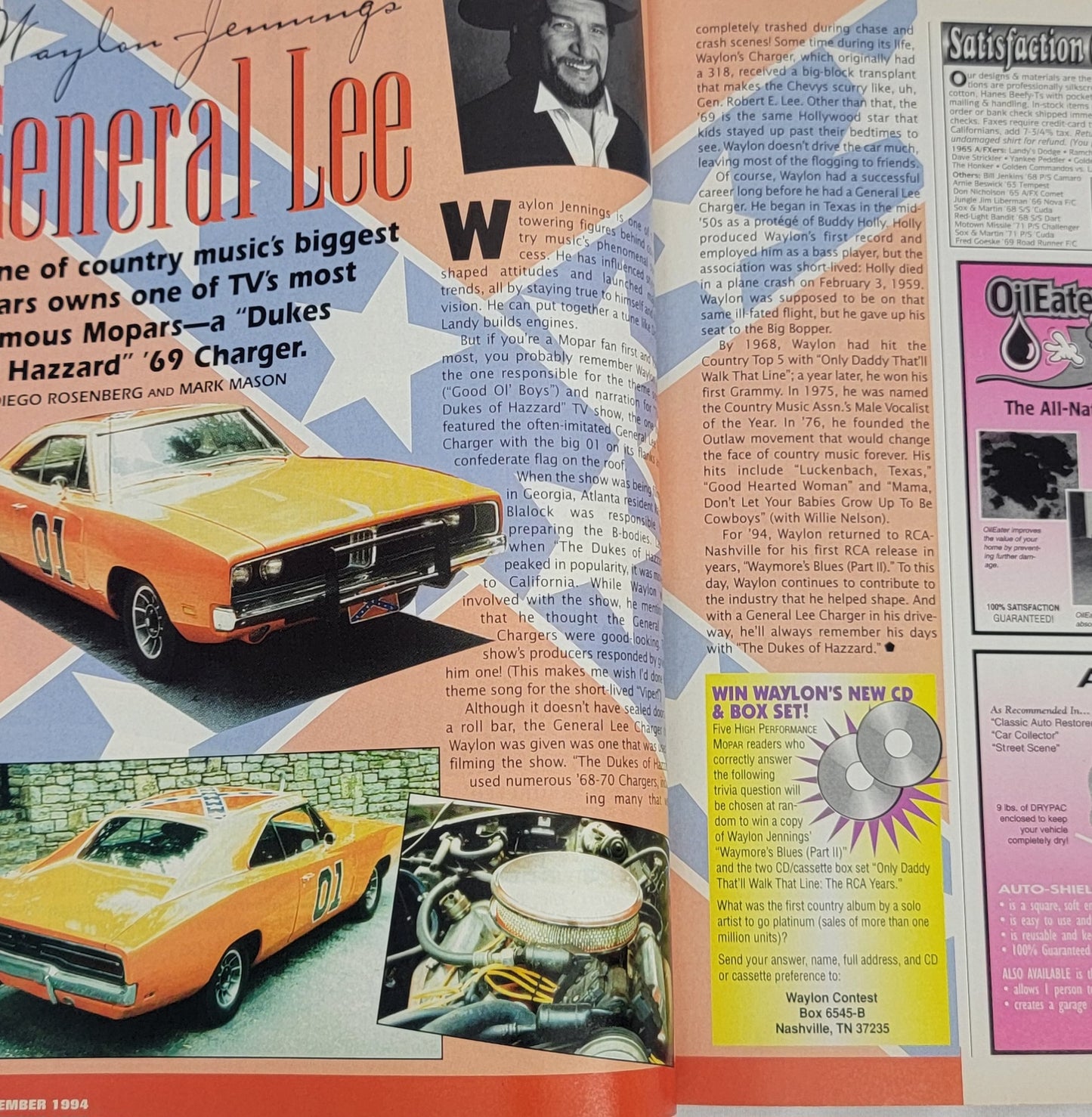 HIGH PERFORMANCE MOPAR Magazine, November 1994