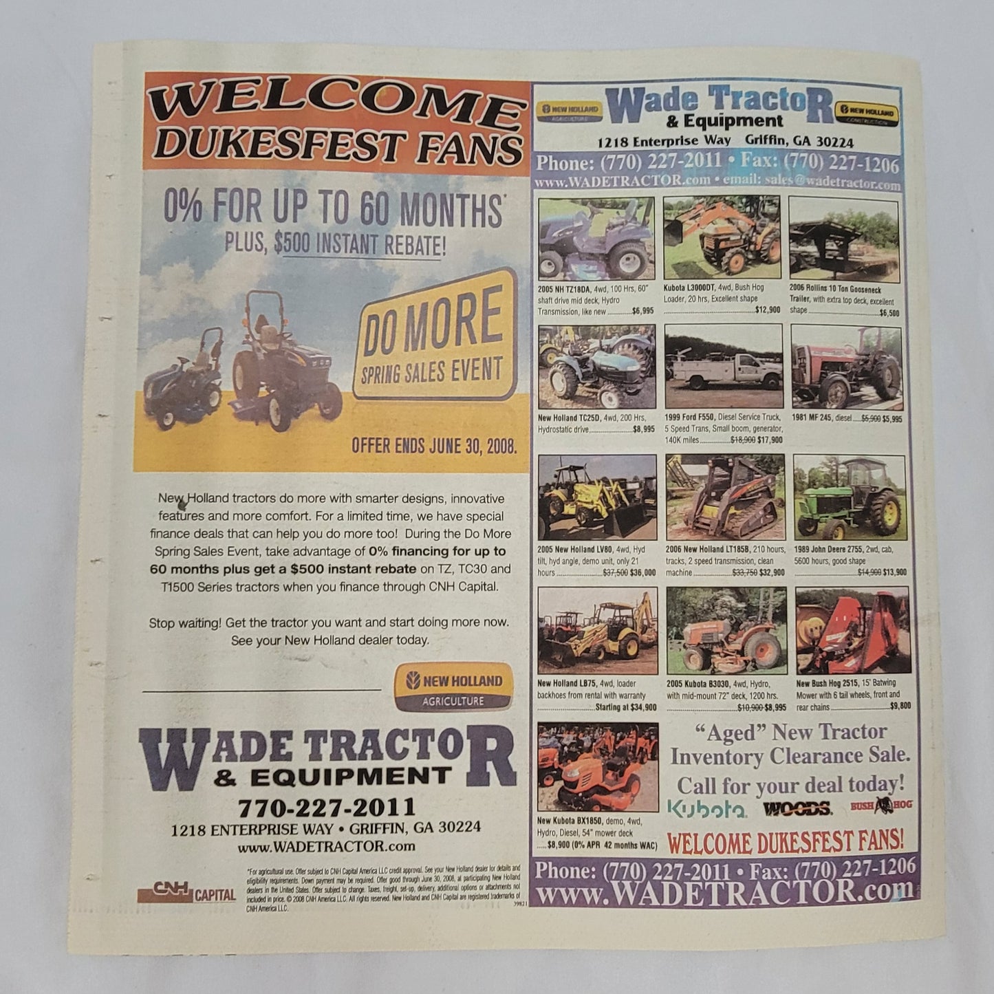 2008 DUKESFEST & Hazzard County Fair - Griffin Daily News