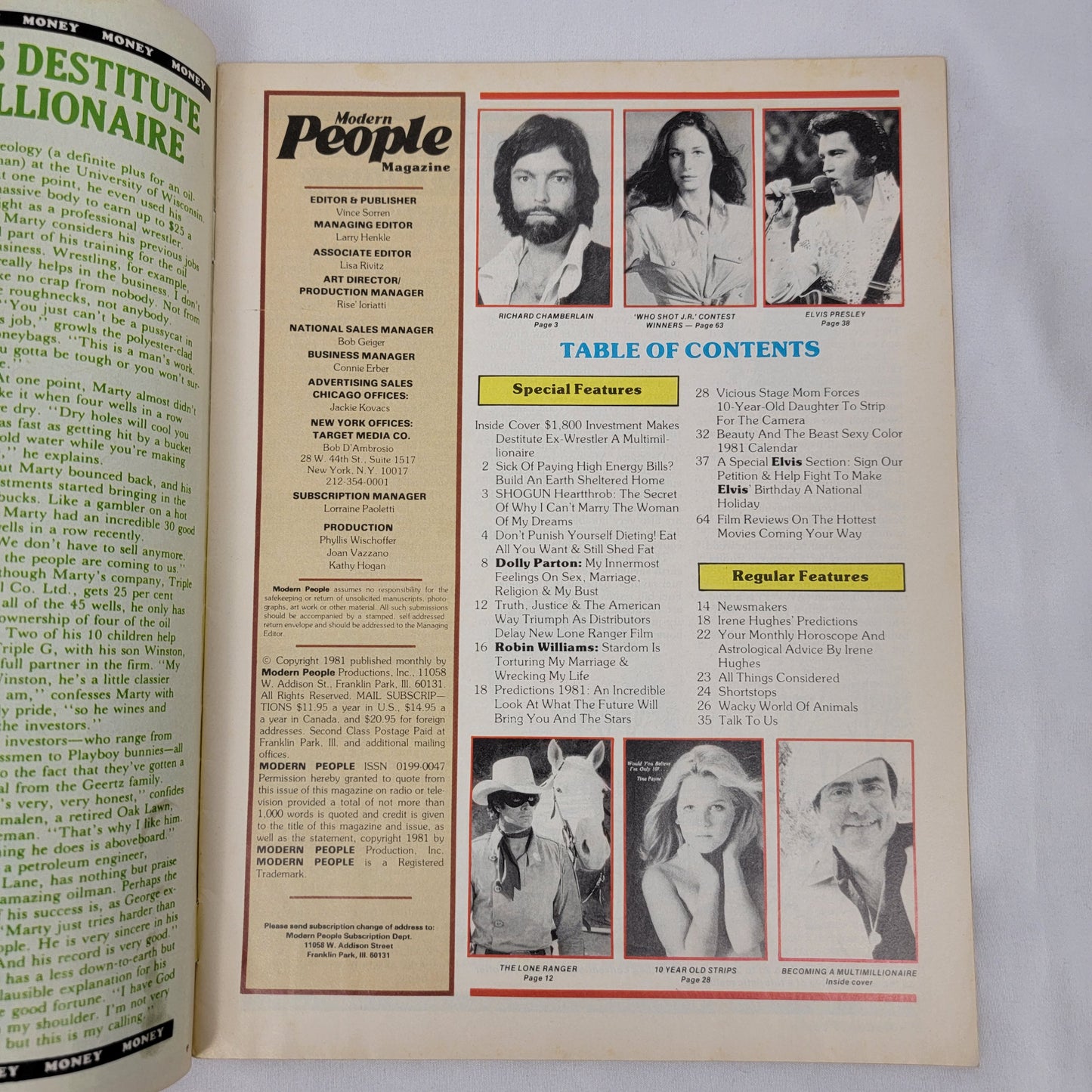 Modern PEOPLE Magazine, February, 1981
