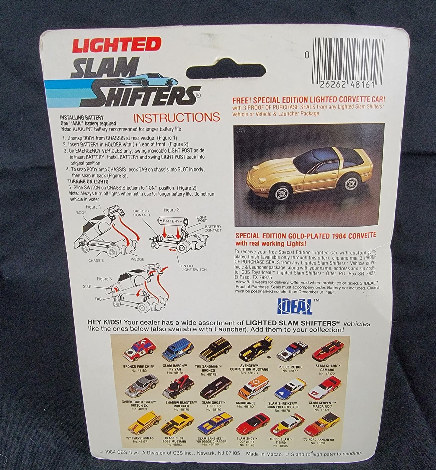 1:64 Lighted Slam Shifters "Avenger Competition Mustang" - 1984