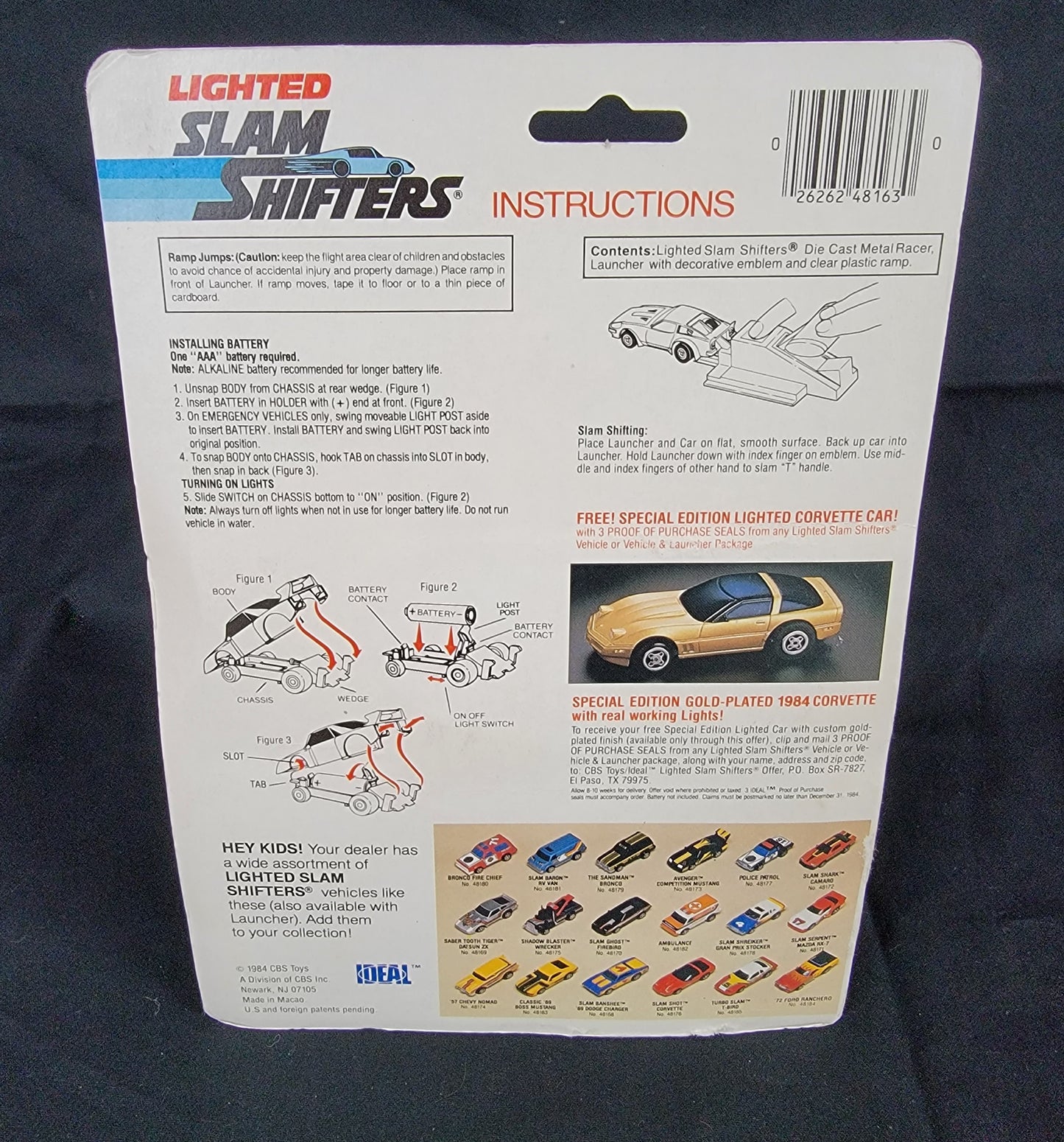 1:64 Lighted Slam Shifters, Shifter and Car "Avenger Competition Mustang" - 1984