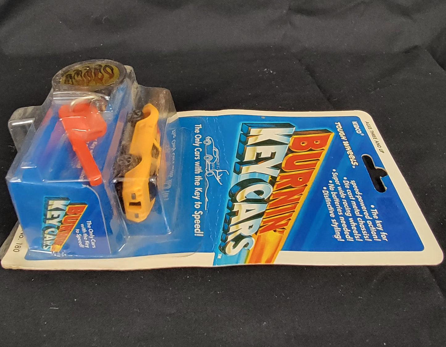 1:64 Tough Wheels Burnin' Key Cars Corvette (Yellow) - 1981