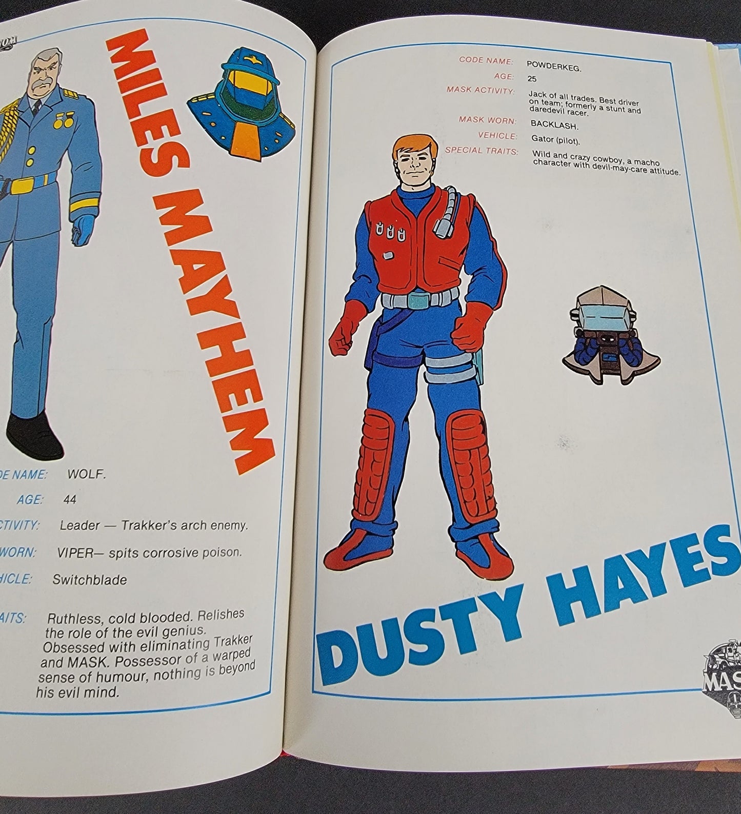 MASK (cartoon) Annual Book - 1986