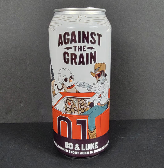 Bo and Luke Stout (empty) Collectible Beer Can