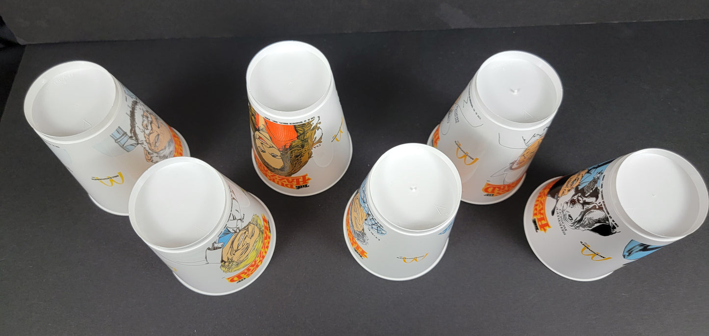 McDonald's Plastic Cups DUKES OF HAZZARD Set