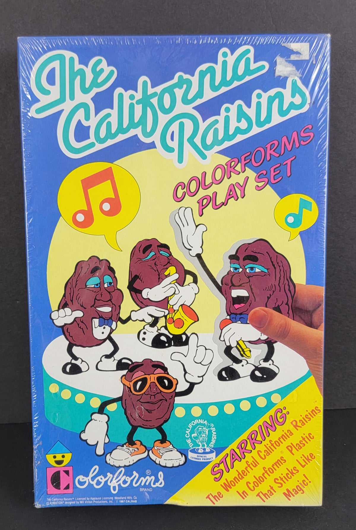 Colorfoms The California Rasins Colorforms Play Set - 1987 – Lost Sheep Collectibles