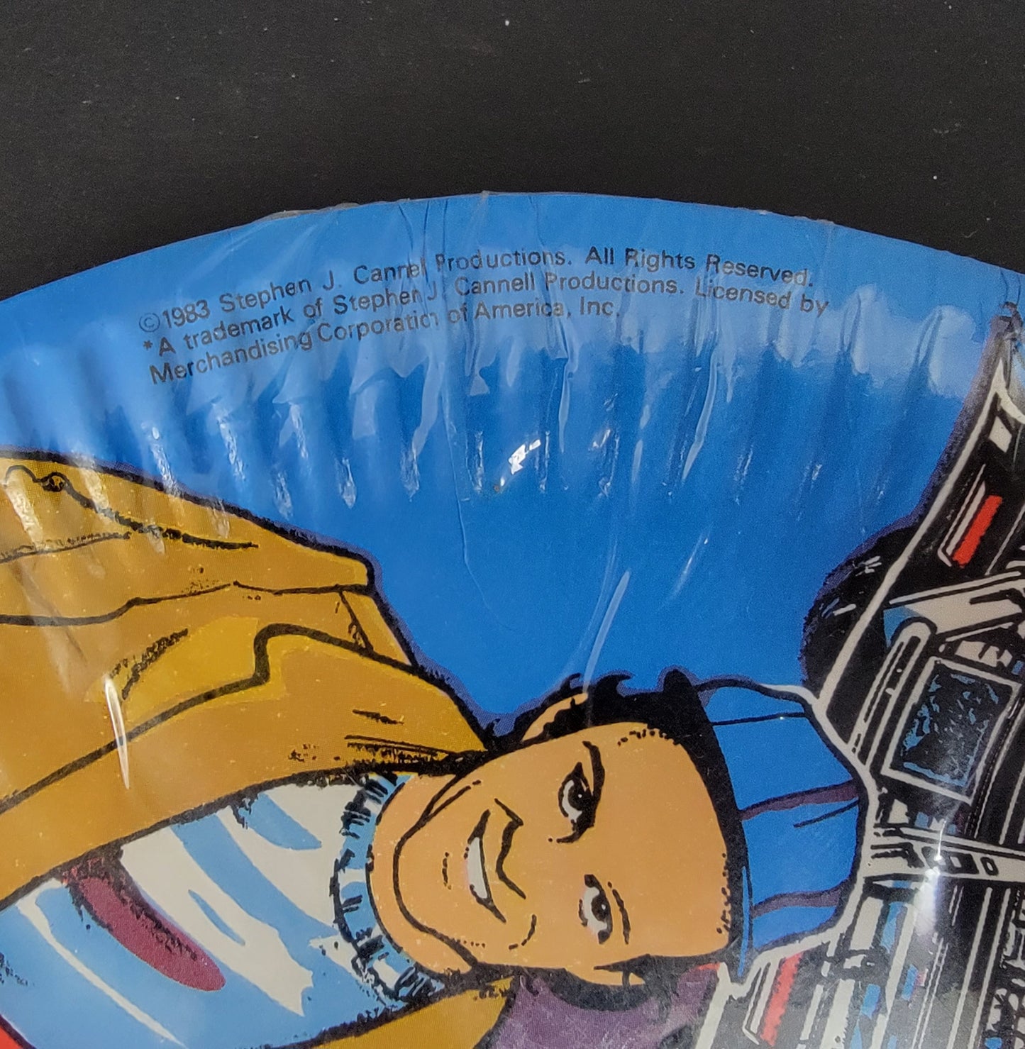 A-Team 9-Inch Party Plates With Tag - 1983
