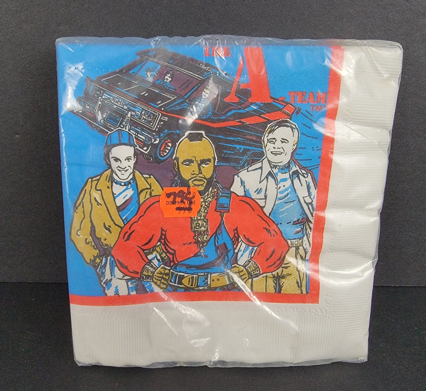 A-Team 3-Ply Party Napkins With Tag - 1983