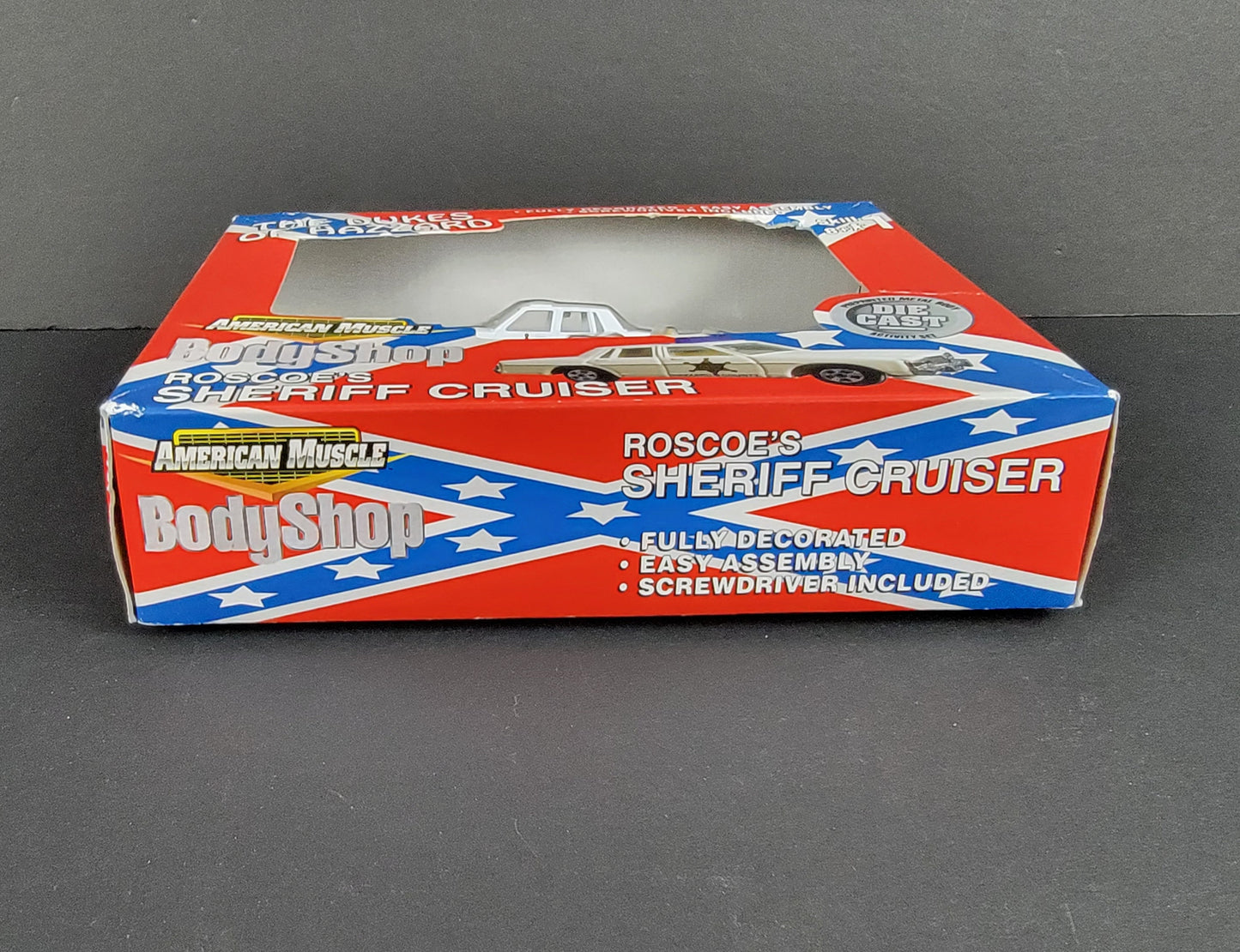1:64 Roscoe's Sheriff Cruiser Body Shop Diecast Activity Set - 2001
