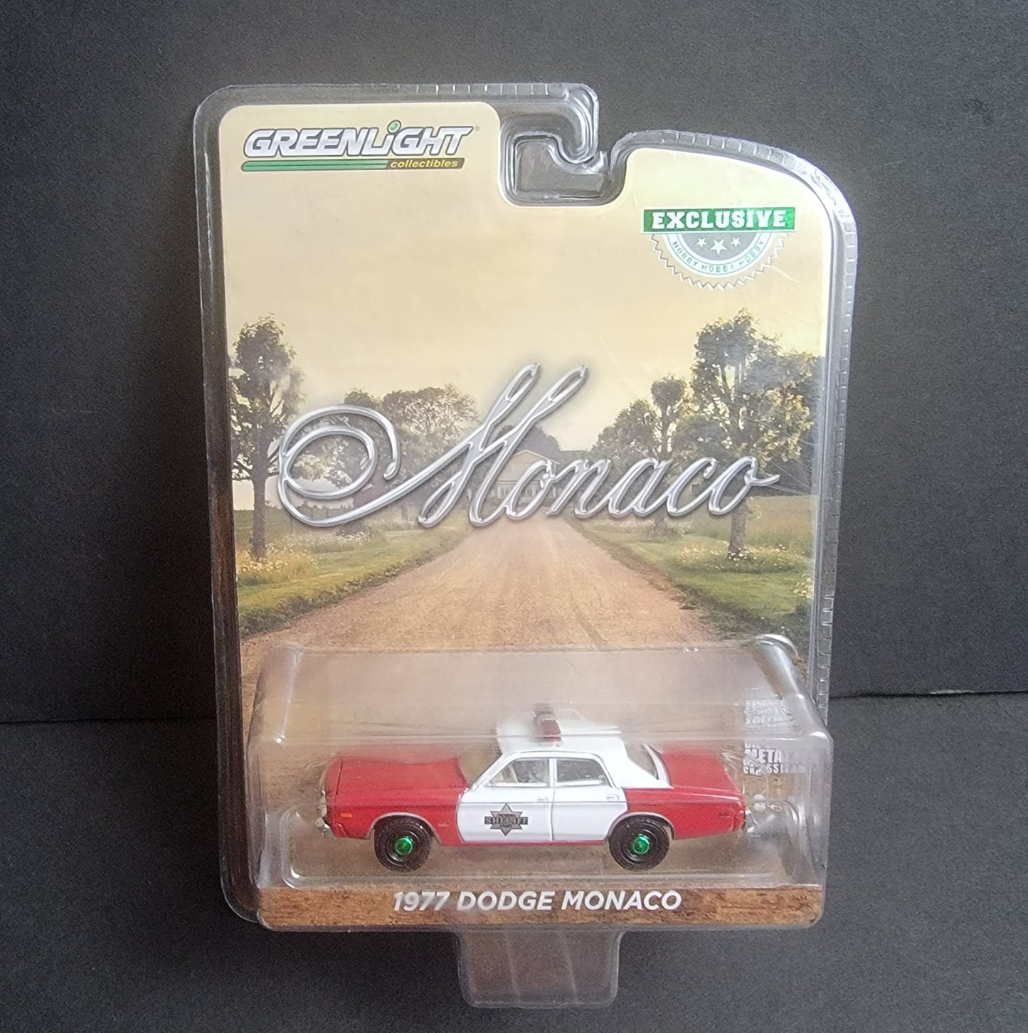 1:64 1977 Dodge Monaco, GREEN MACHINE "Finchburg County Sheriff"