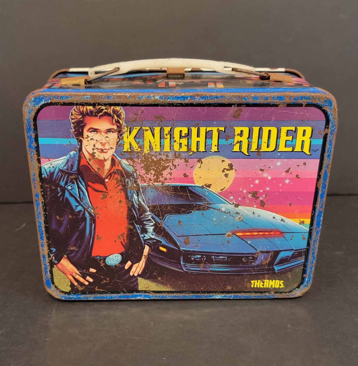 Knight Rider Metal Lunchbox (NO Thermos) - 1983
