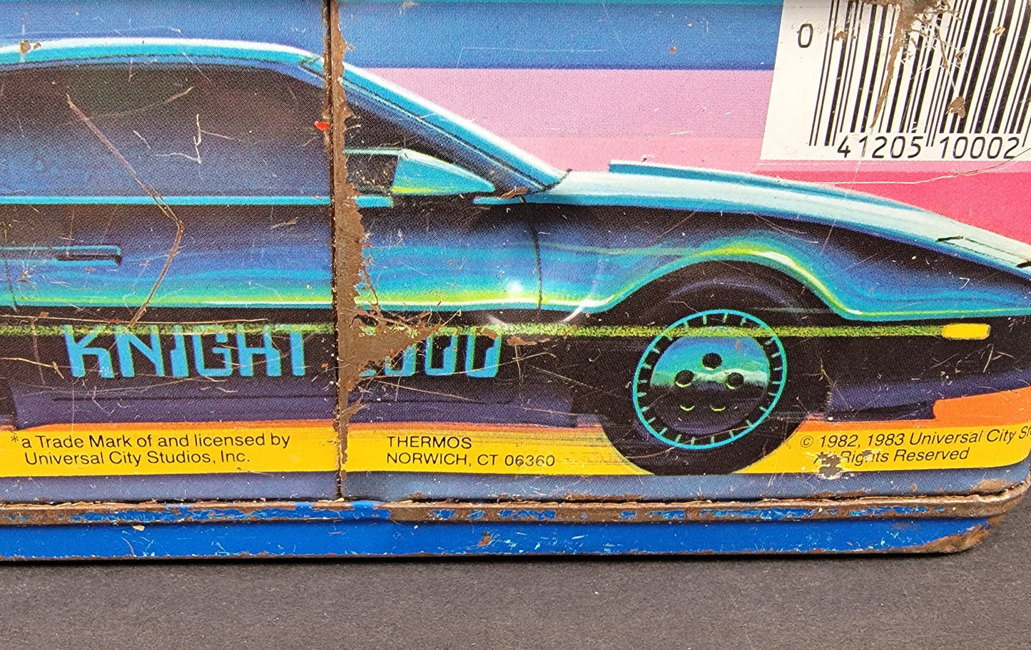 Knight Rider Metal Lunchbox (NO Thermos) - 1983