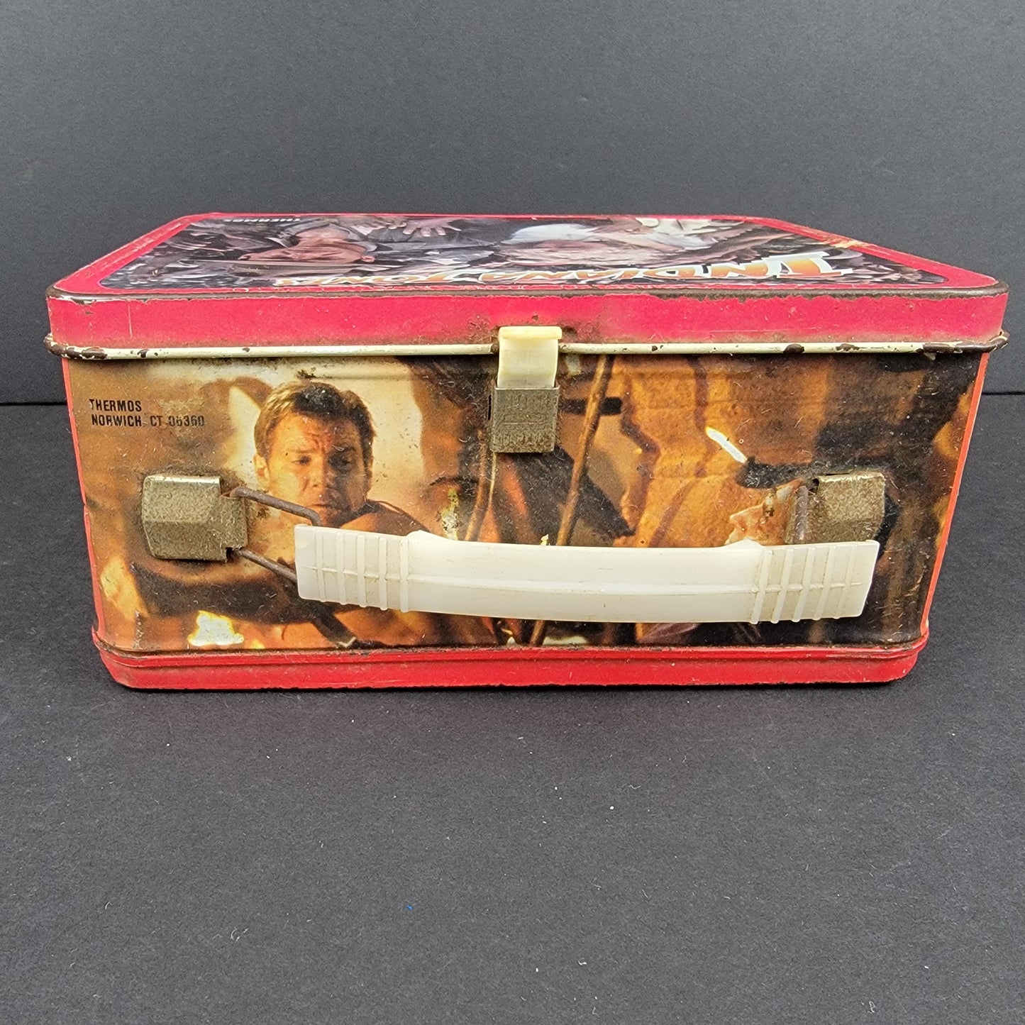 Indiana Jones and The Temple of Doom Metal Lunchbox (NO Thermos) - 1984