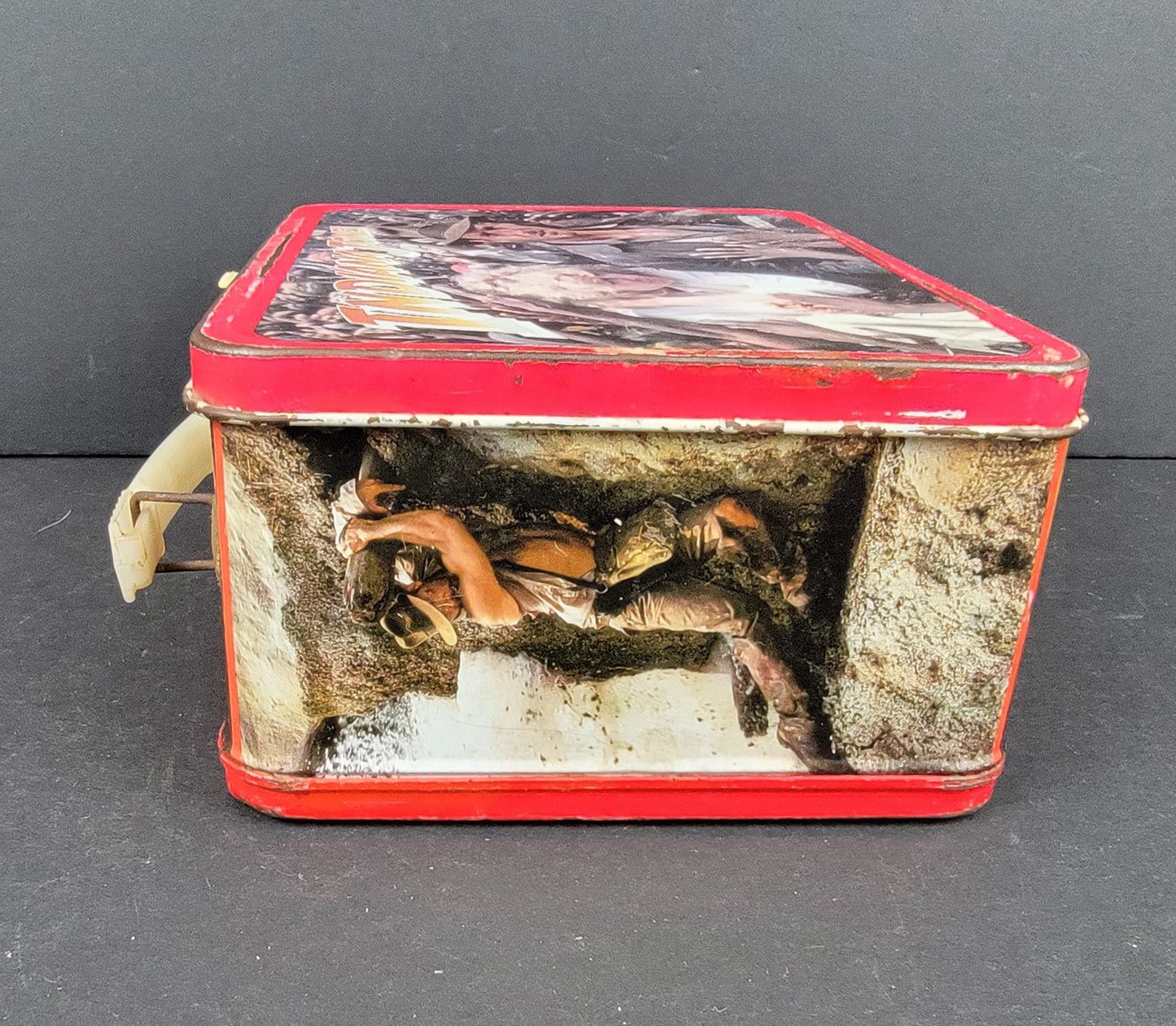 Indiana Jones and The Temple of Doom Metal Lunchbox (NO Thermos) - 1984
