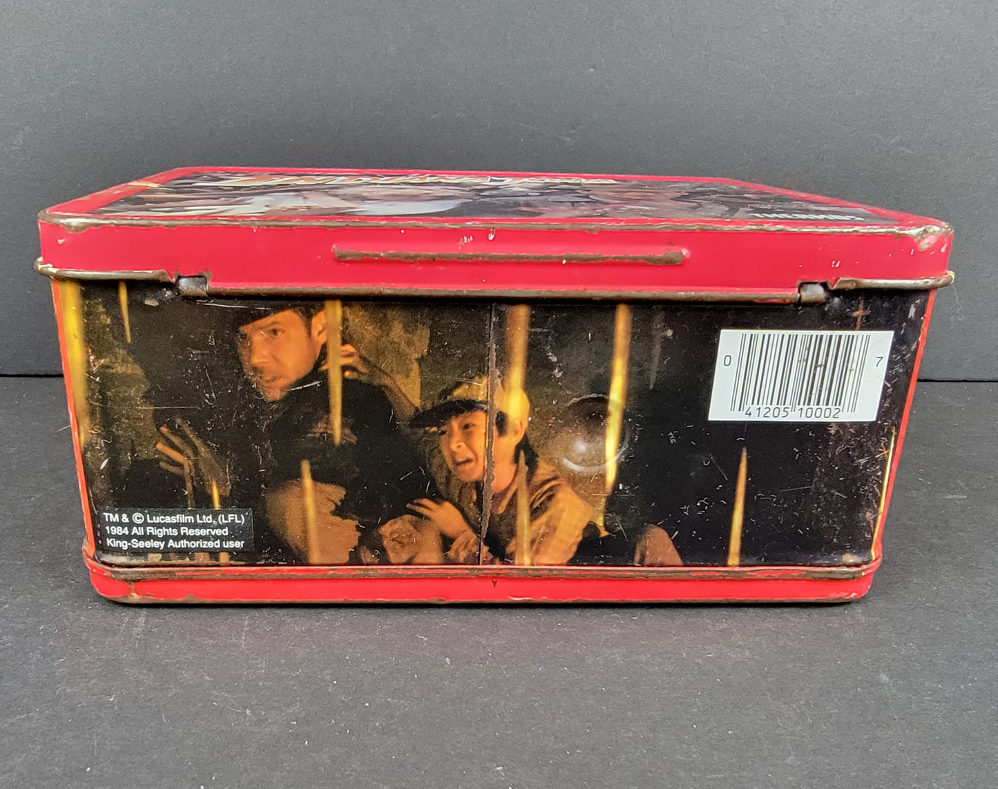 Indiana Jones and The Temple of Doom Metal Lunchbox (NO Thermos) - 1984