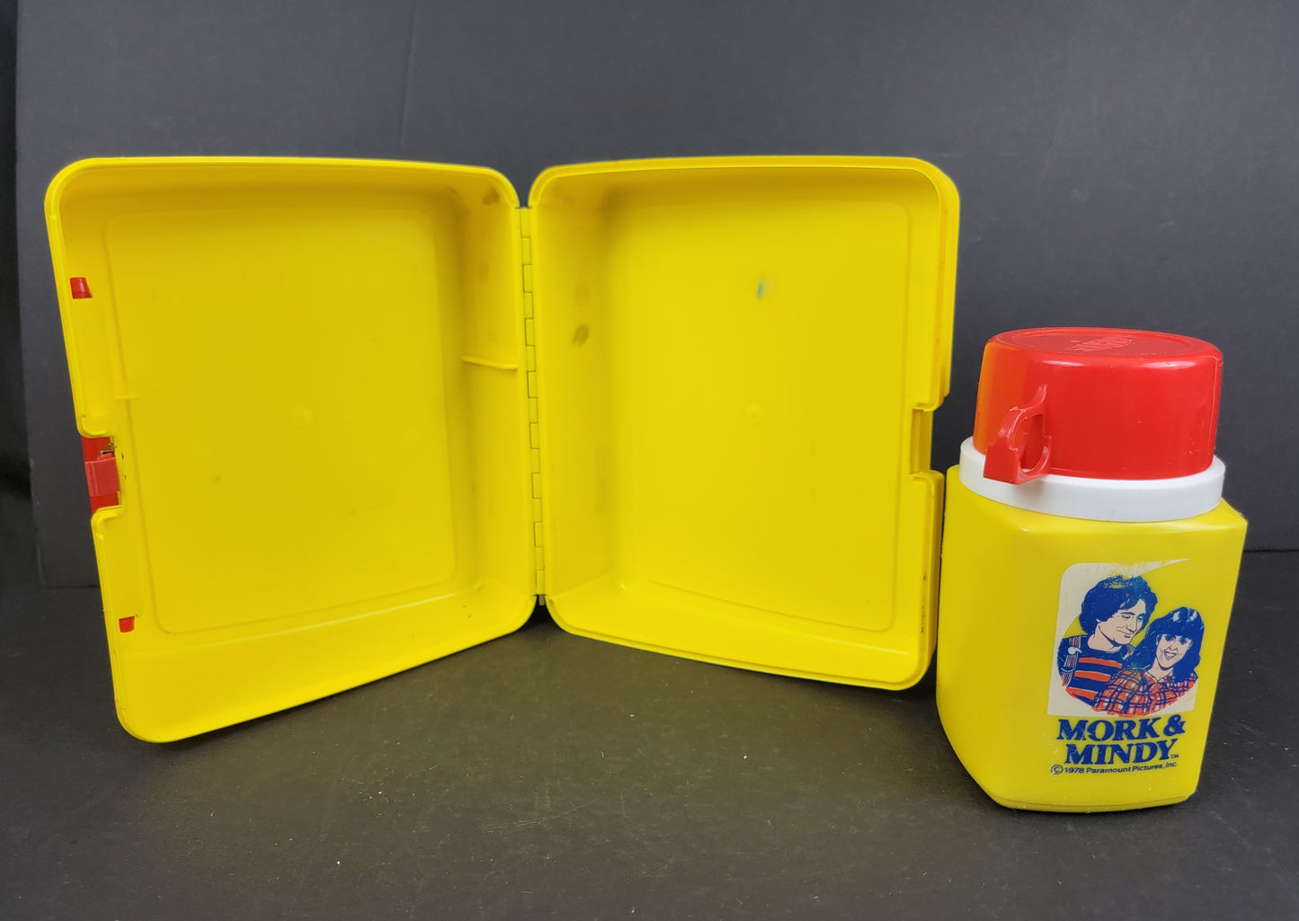 Mork & Mindy Plastic Lunchbox & Thermos - 1978