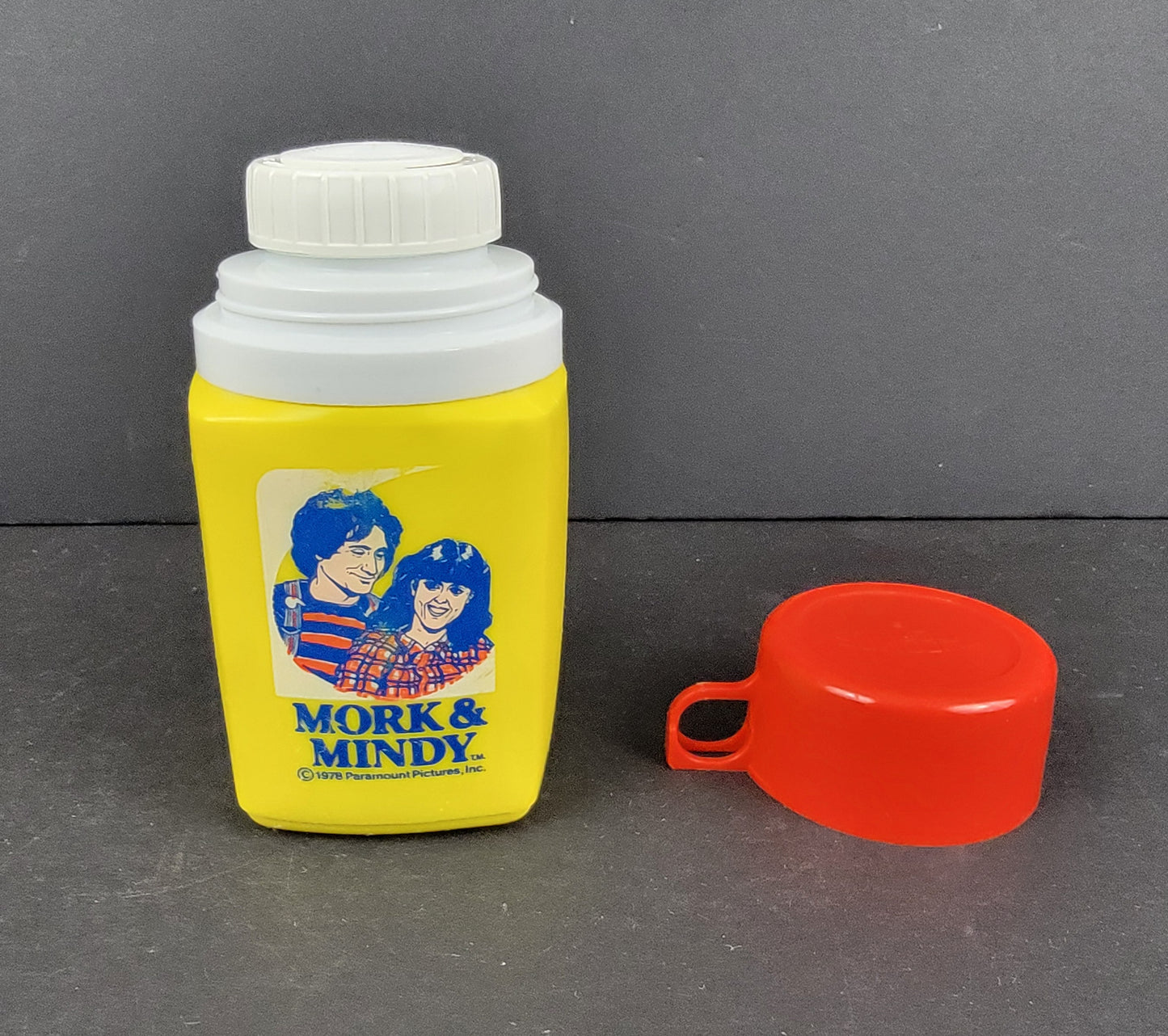 Mork & Mindy Plastic Lunchbox & Thermos - 1978