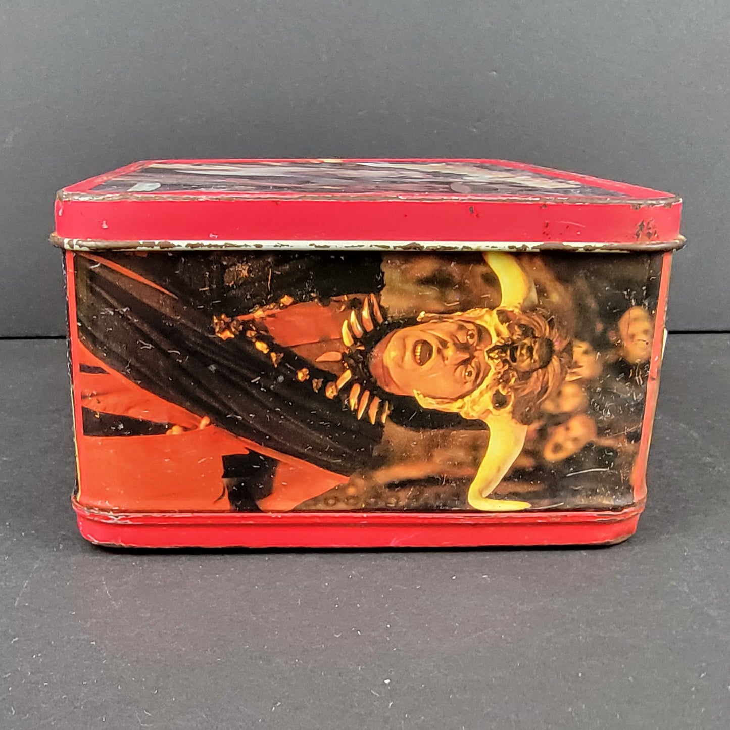 Indiana Jones and The Temple of Doom Metal Lunchbox (NO Thermos) - 1984