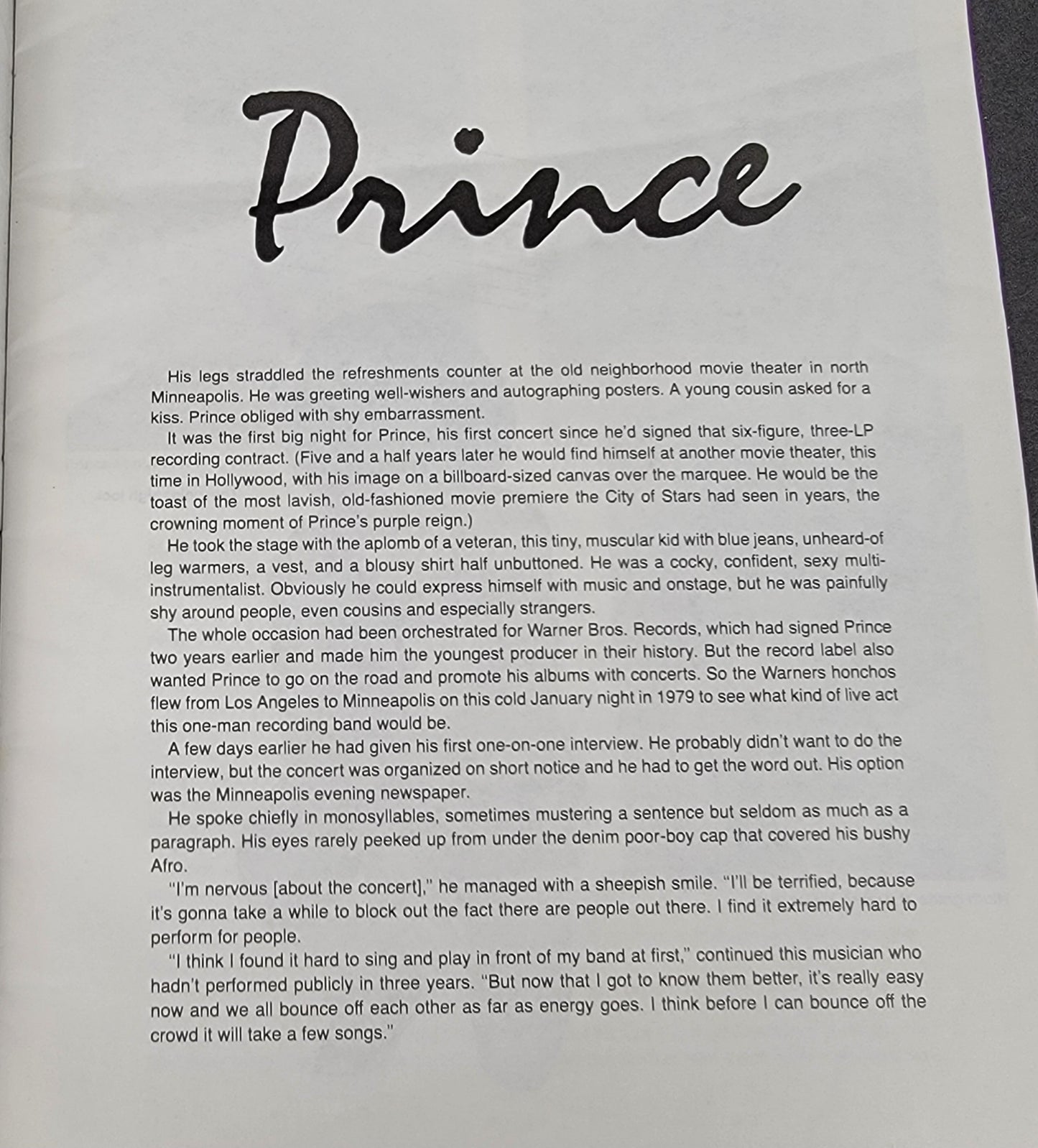 Prince Book - 1984