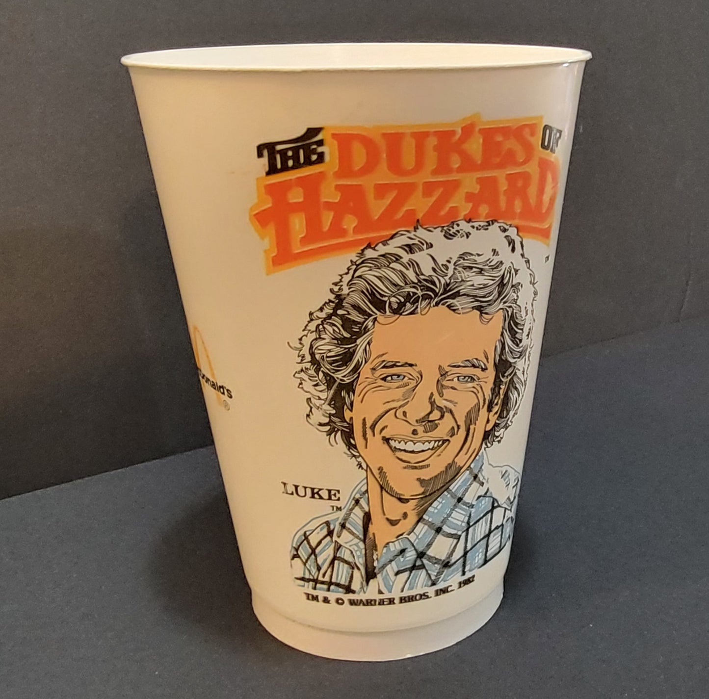 McDonald's Plastic Cup "LUKE DUKE"