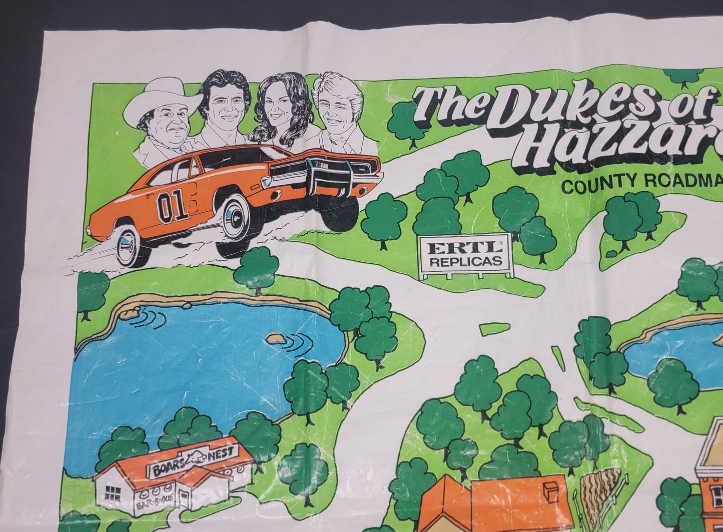 Dukes of Hazzard County Road Map - 1982 (2)