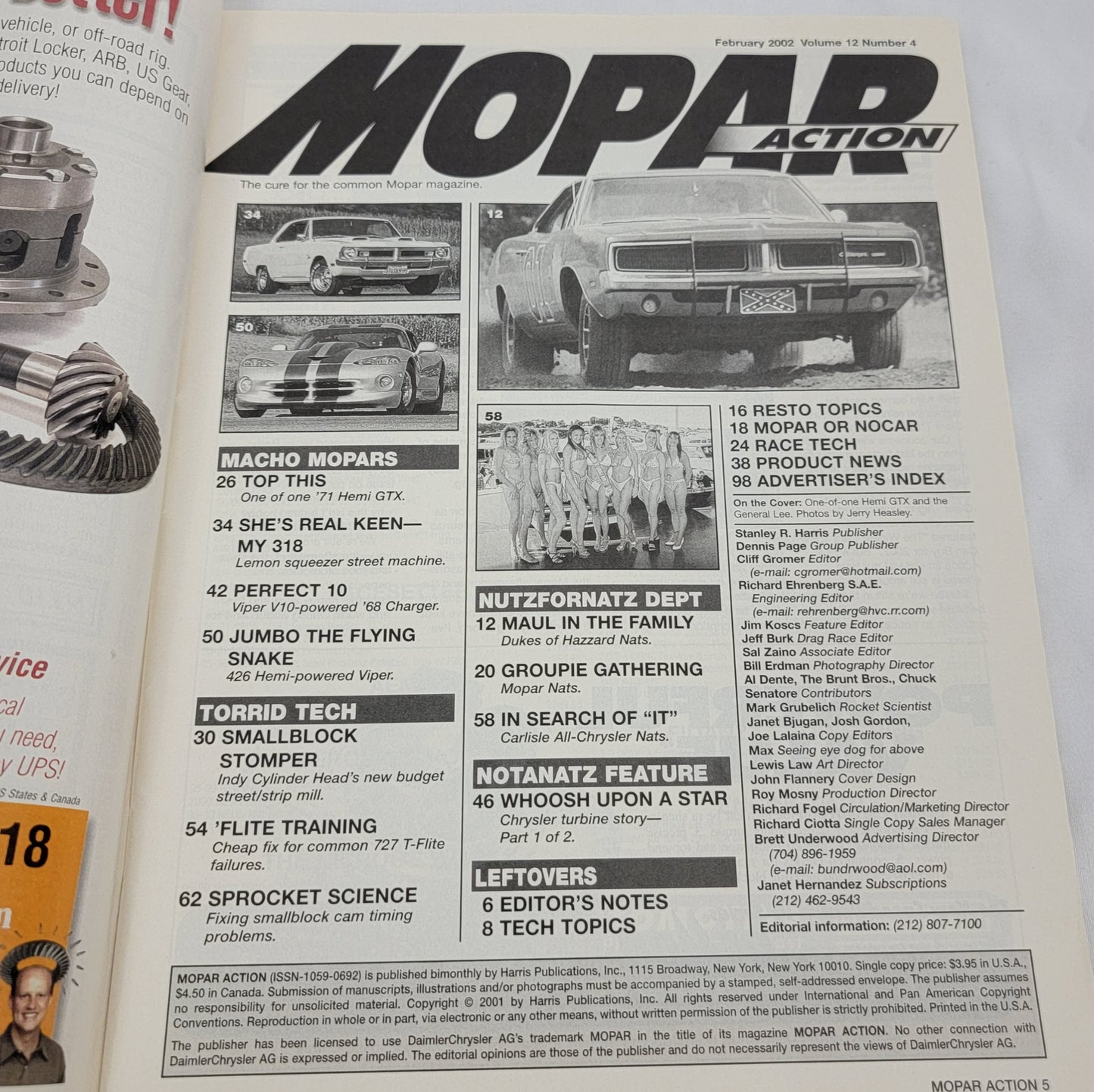 MOPAR ACTION Magazine, February 2002