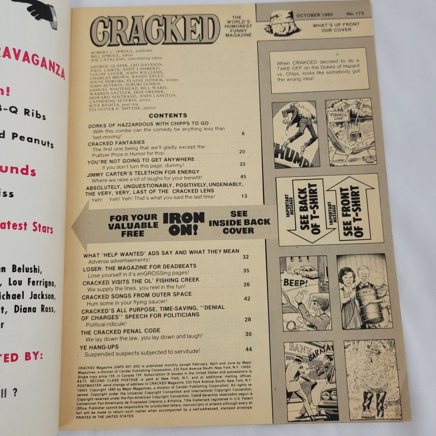 Cracked Magazine, #172 October 1980 – Lost Sheep Collectibles