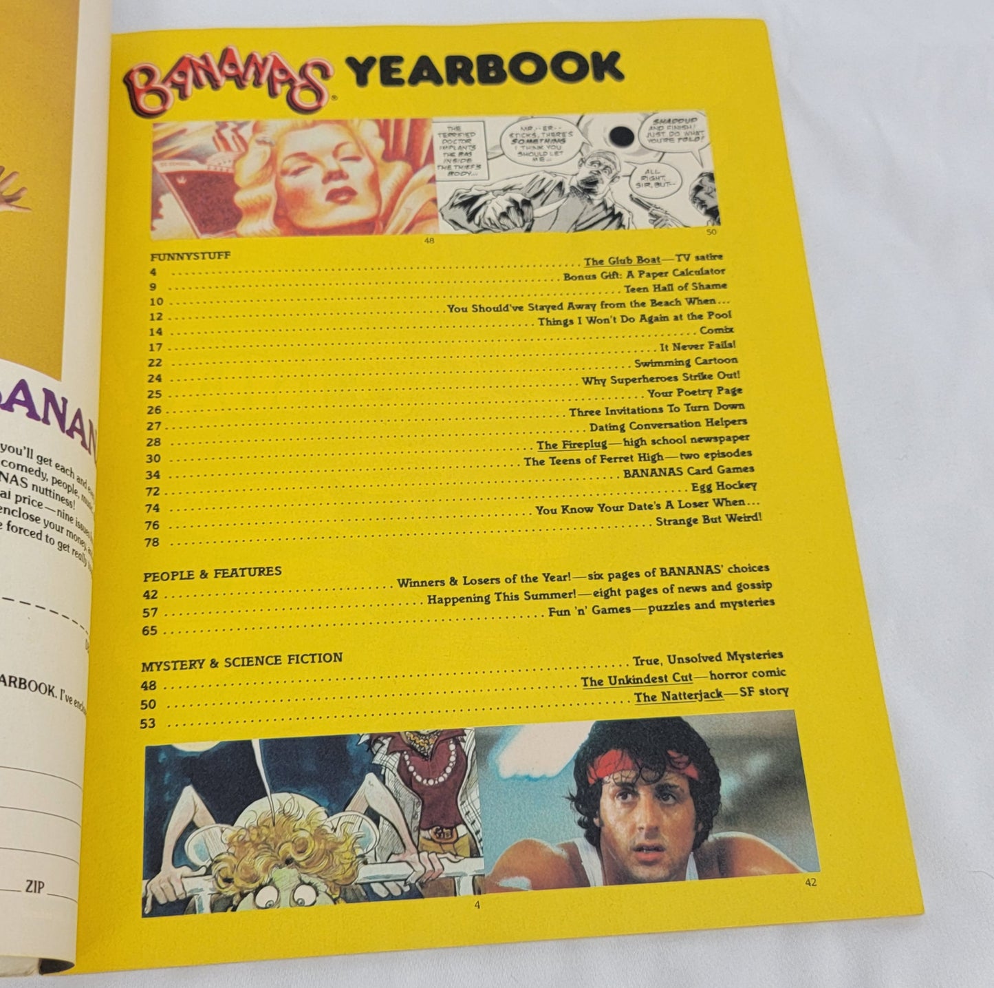 Bananas Yearbook Magazine, #38, 1980
