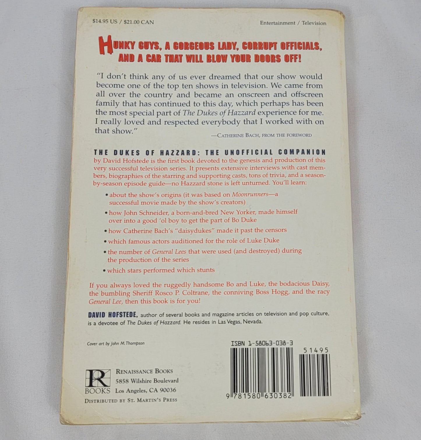 The Duke Of Hazzard, The Unofficial Companion, Book - 1998