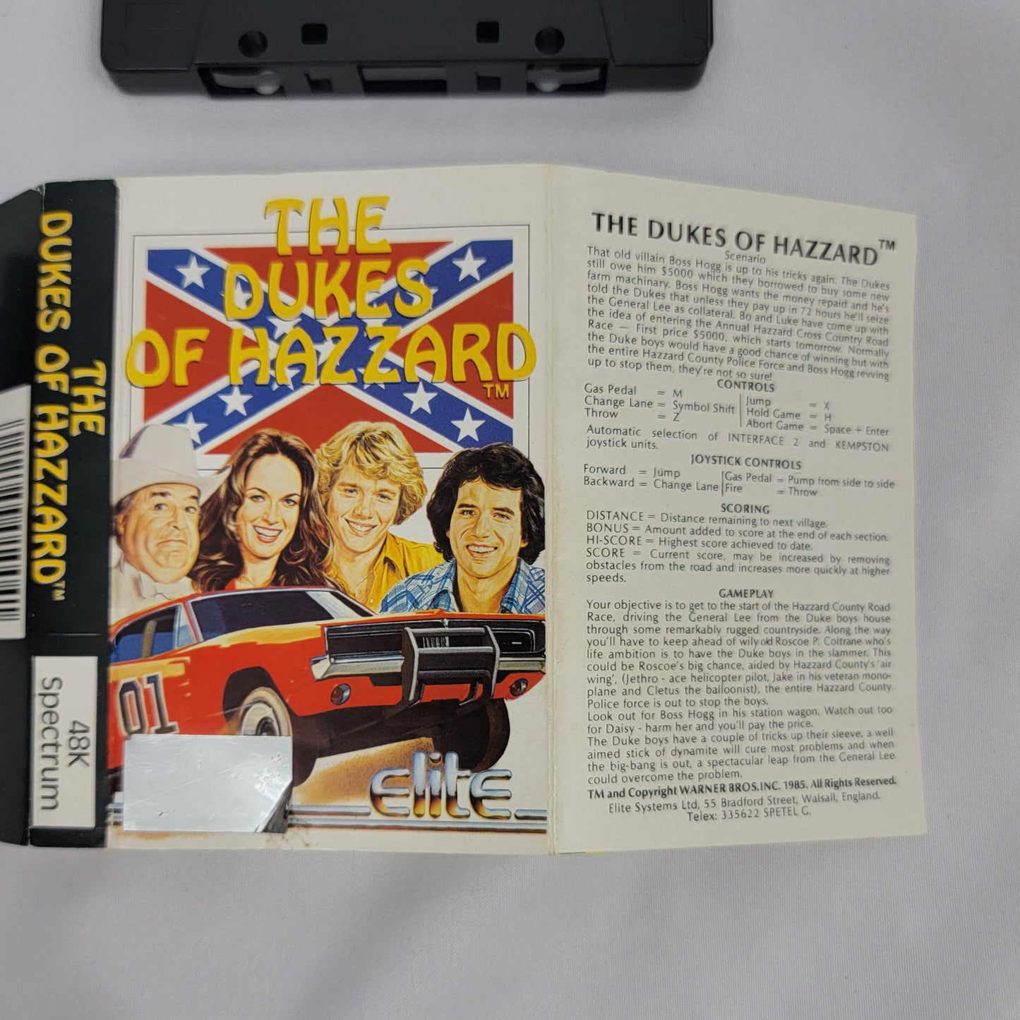 Spectrum Dukes of Hazzard Game Cassette (UK)
