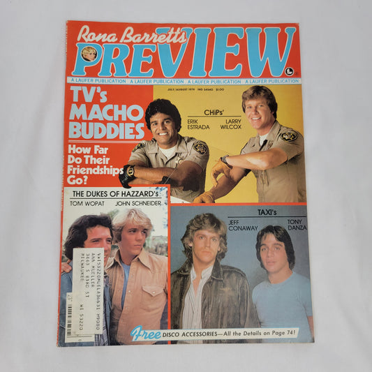 Rona Barrett's PREVIEW Magazine, July/August, 1979