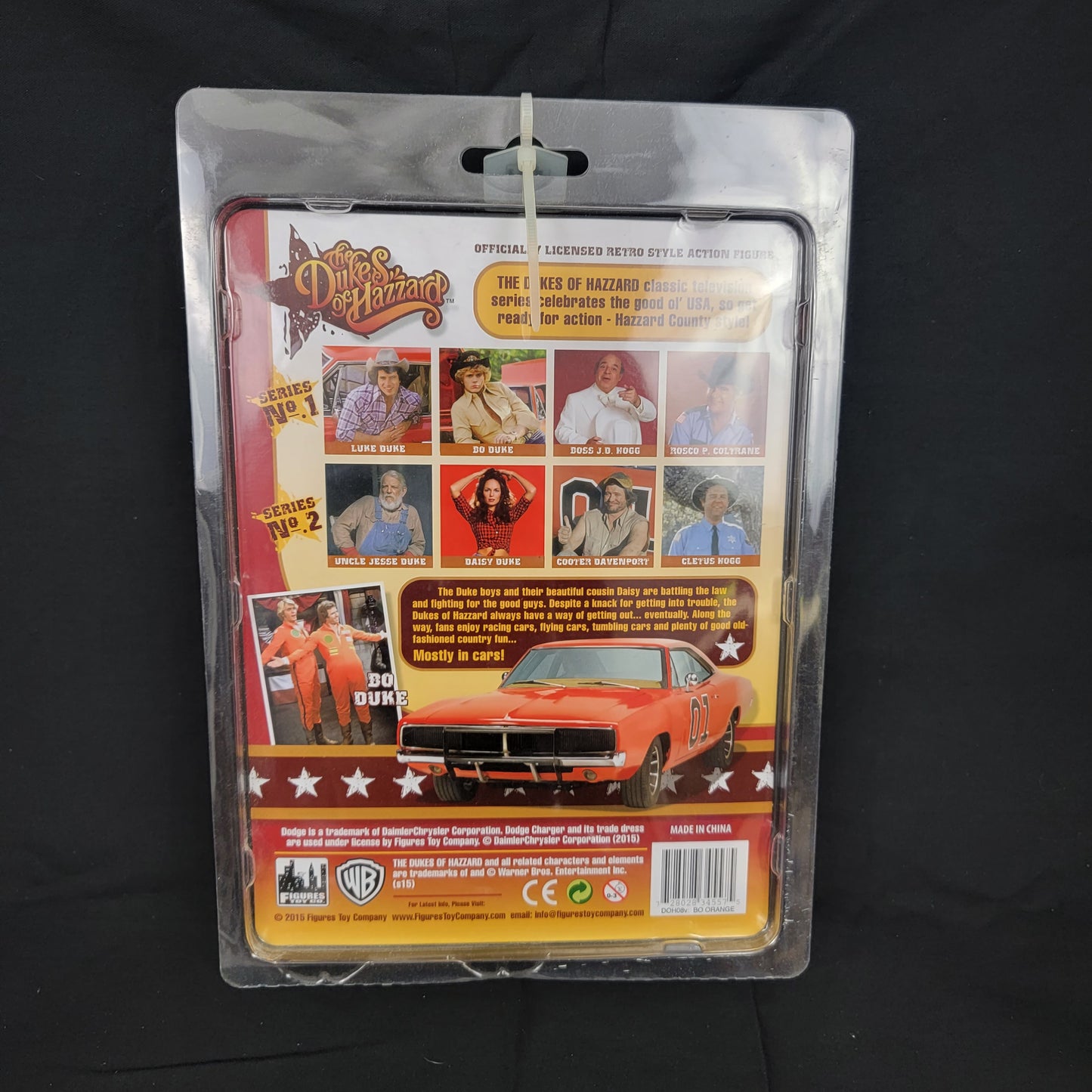 8-Inch Bo Duke (Orange Firesuit), Figures Toy Company Series 3 - 2015