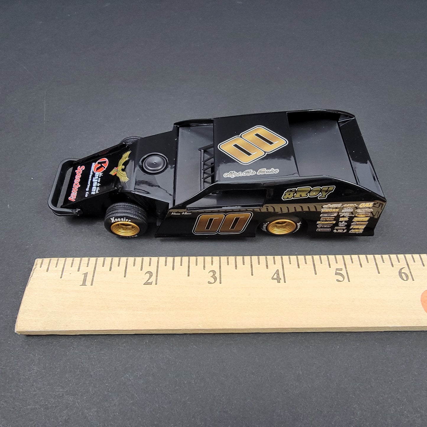 Bo's Extravaganza "Double Zero" Black #00 Modified Race car